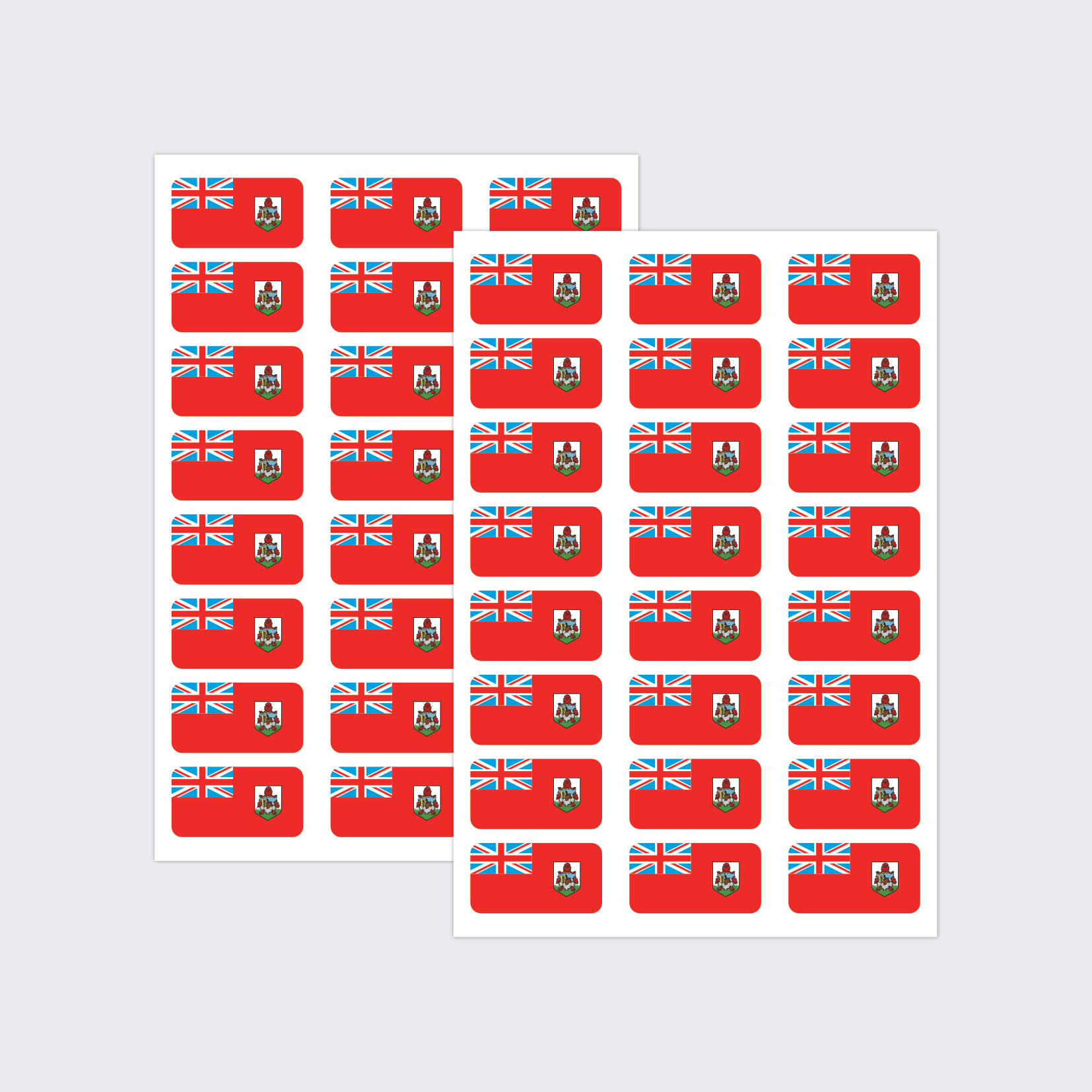 Bermuda Flag Stickers - Image 2