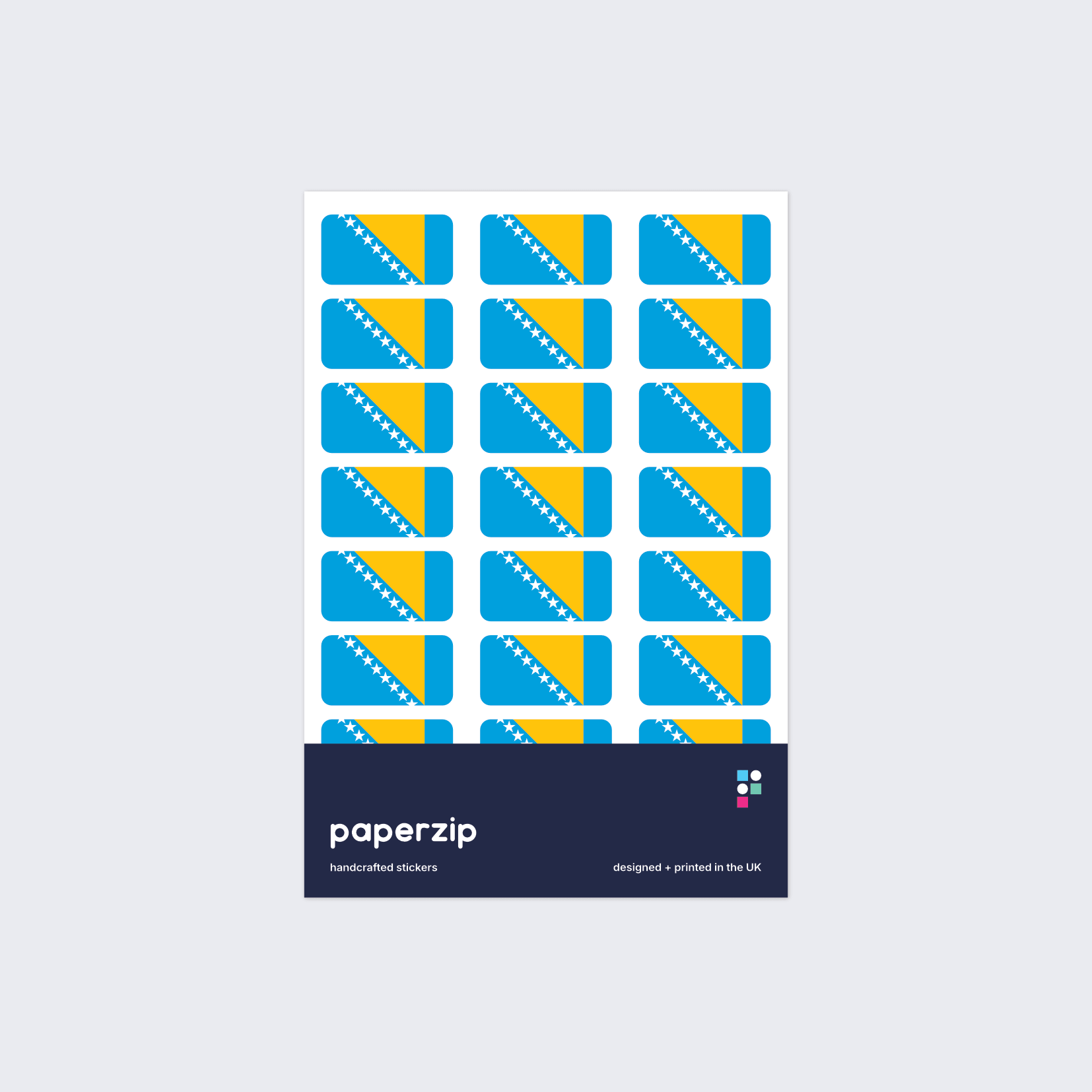 Bosnia and Herzegovina Flag Stickers