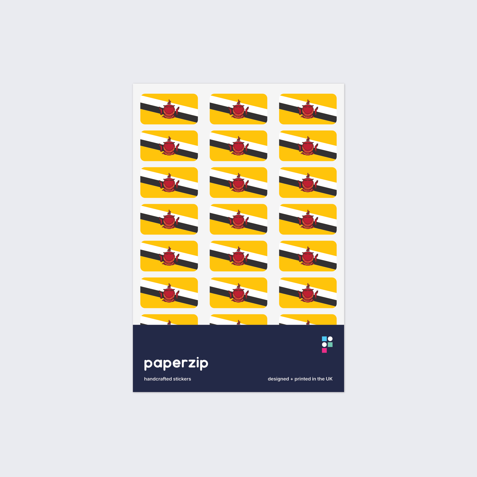 Brunei Flag Stickers