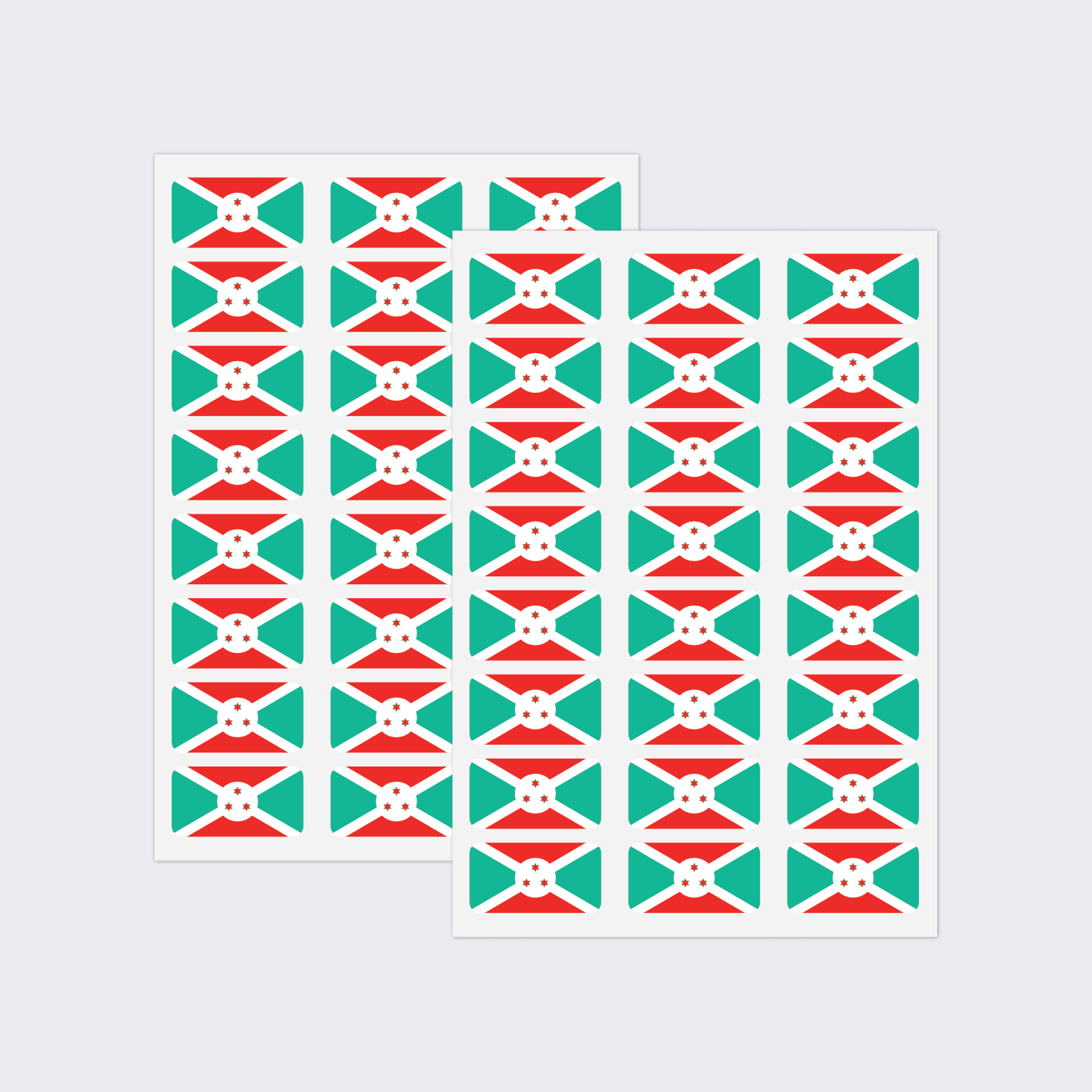 Burundi Flag Stickers - Image 2