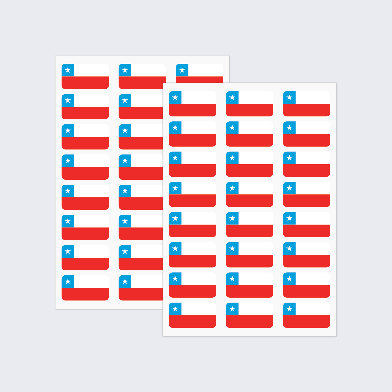 Chile Flag Stickers - Image 2