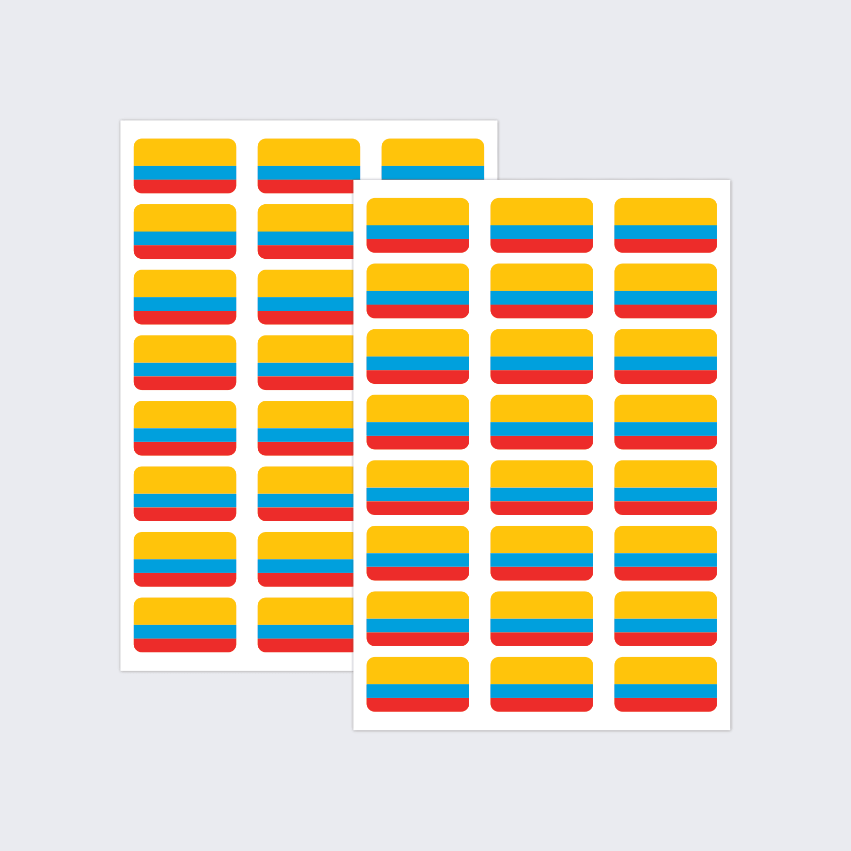 Colombia Flag Stickers - Image 2