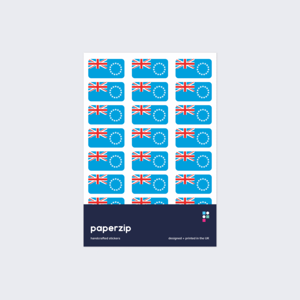 Cook Islands Flag Stickers