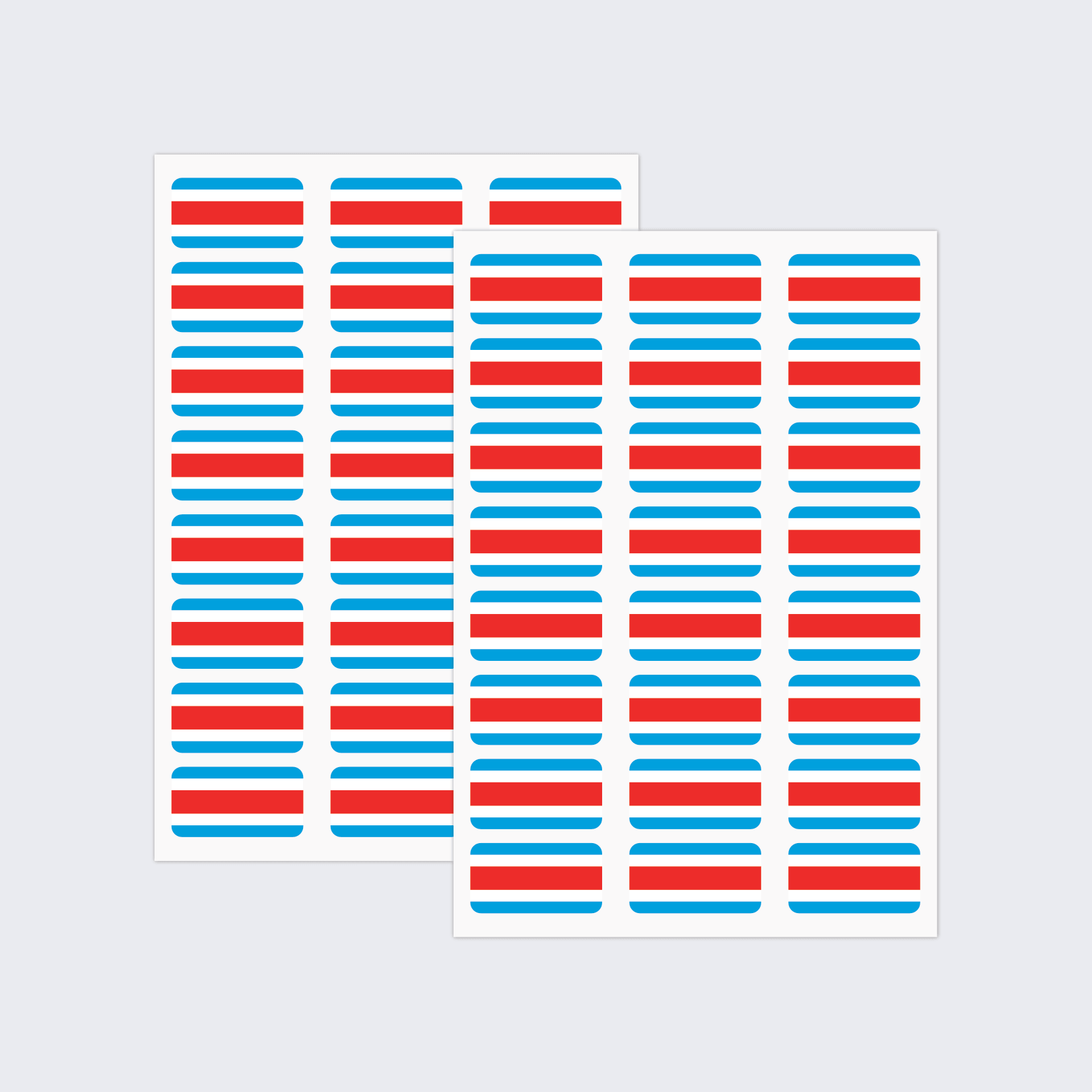 Costa Rica Flag Stickers - Image 2