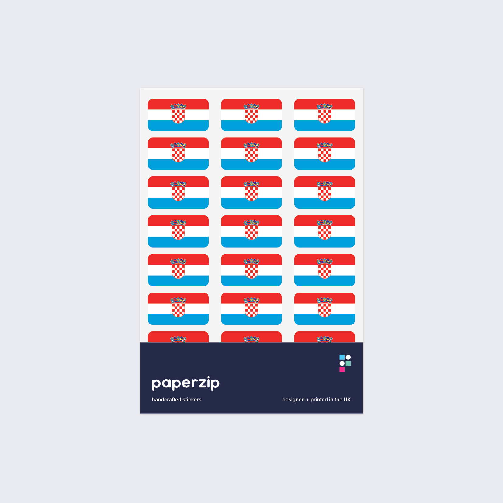 Croatia Flag Stickers