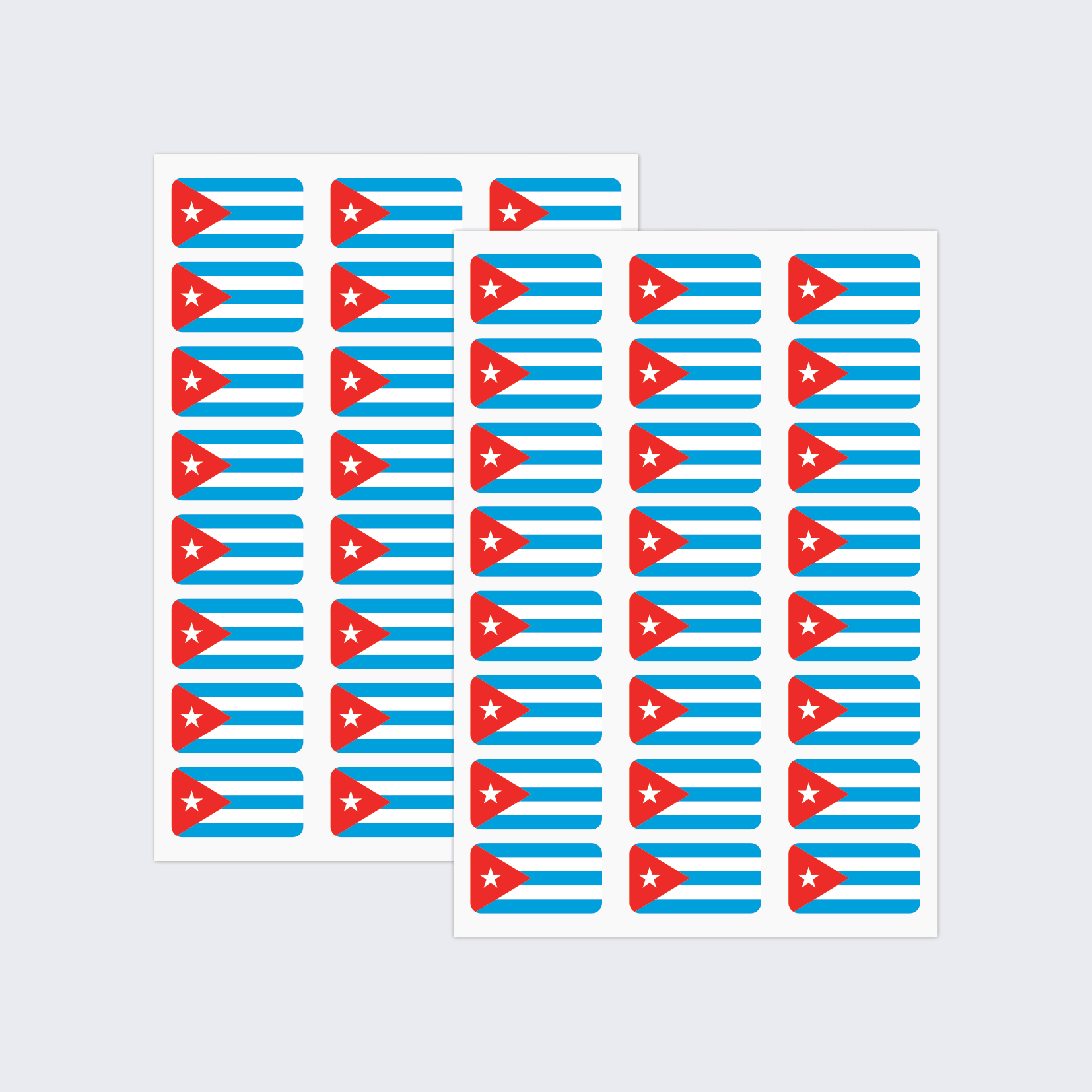 Cuba Flag Stickers - Image 2