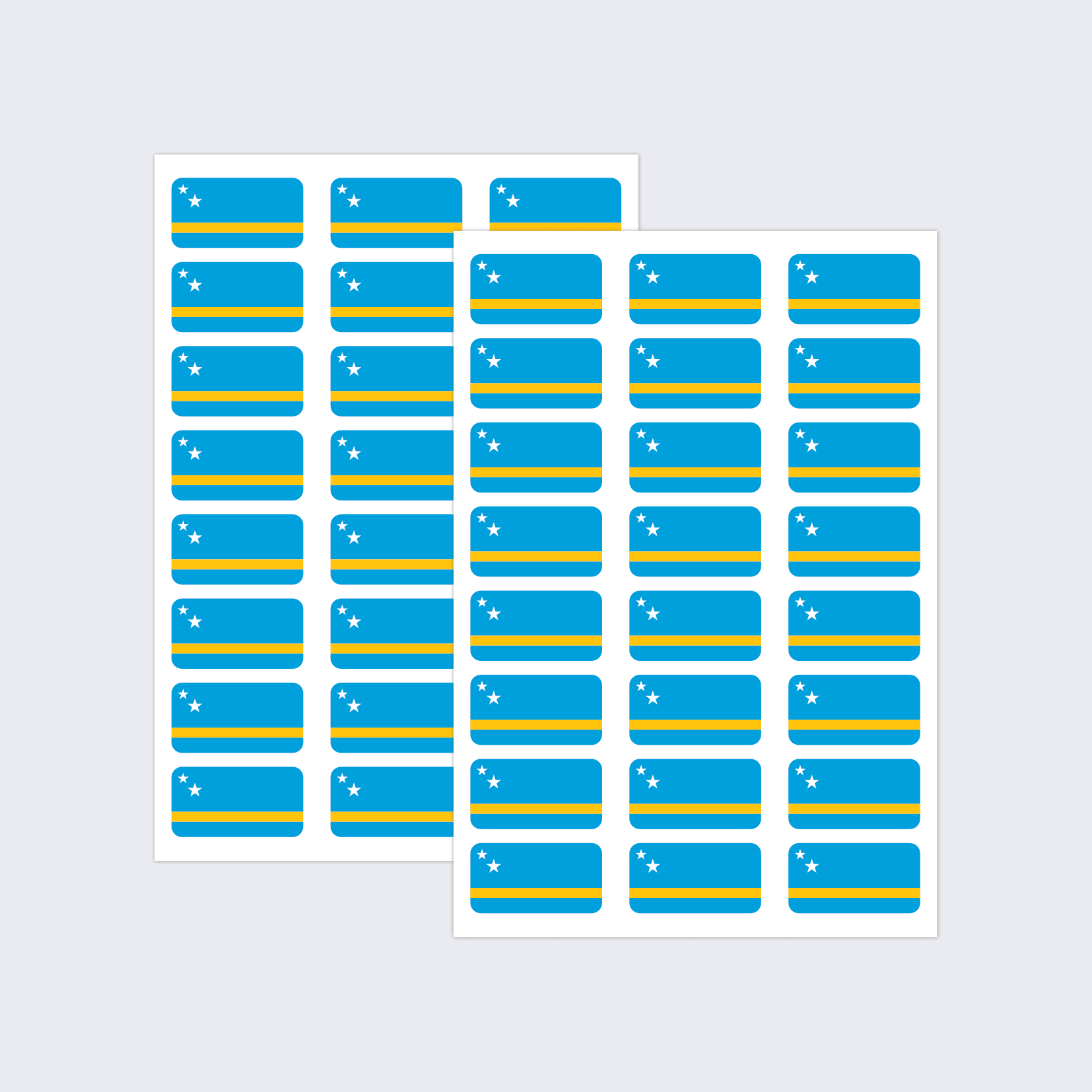 Curaçao Flag Stickers - Image 2