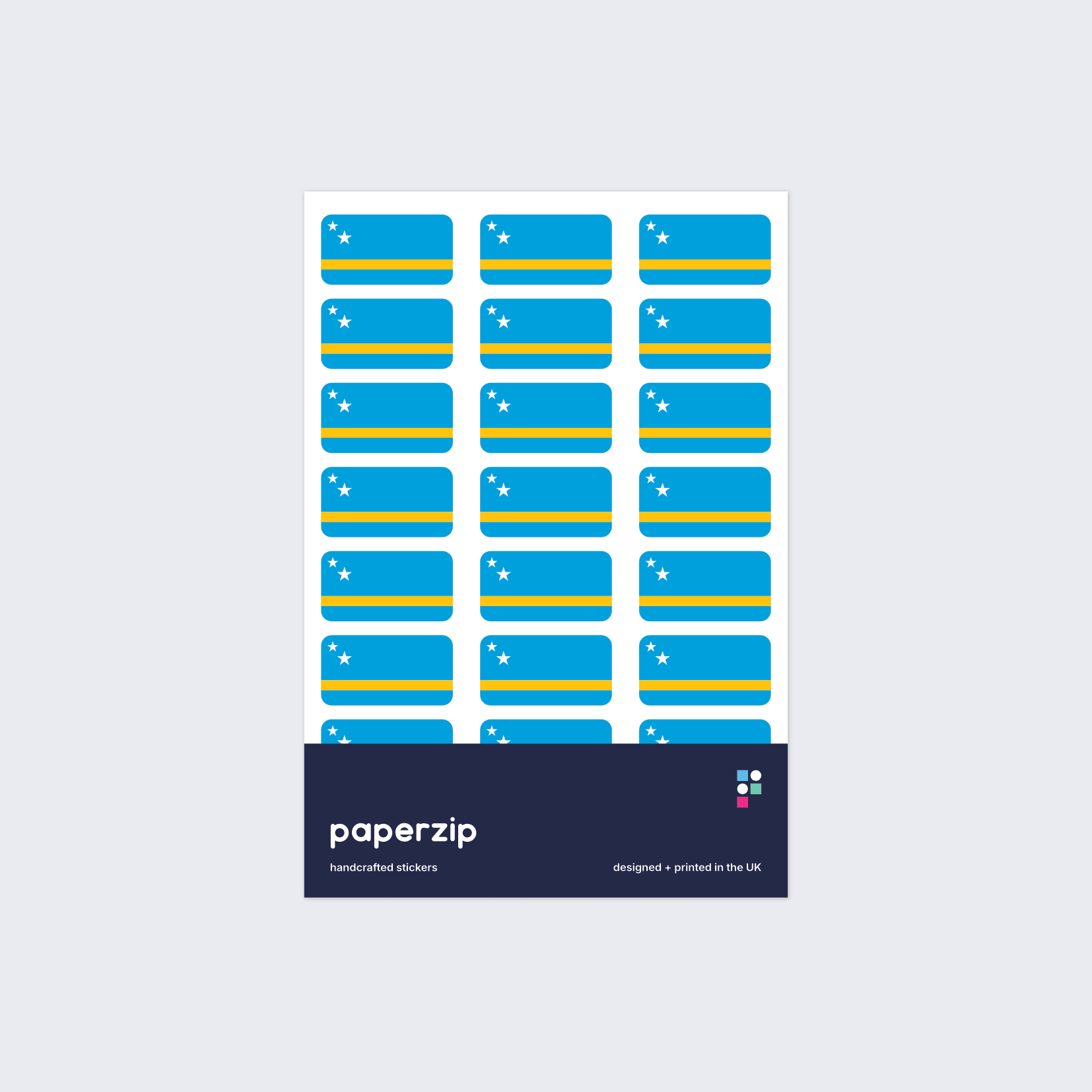 Curaçao Flag Stickers