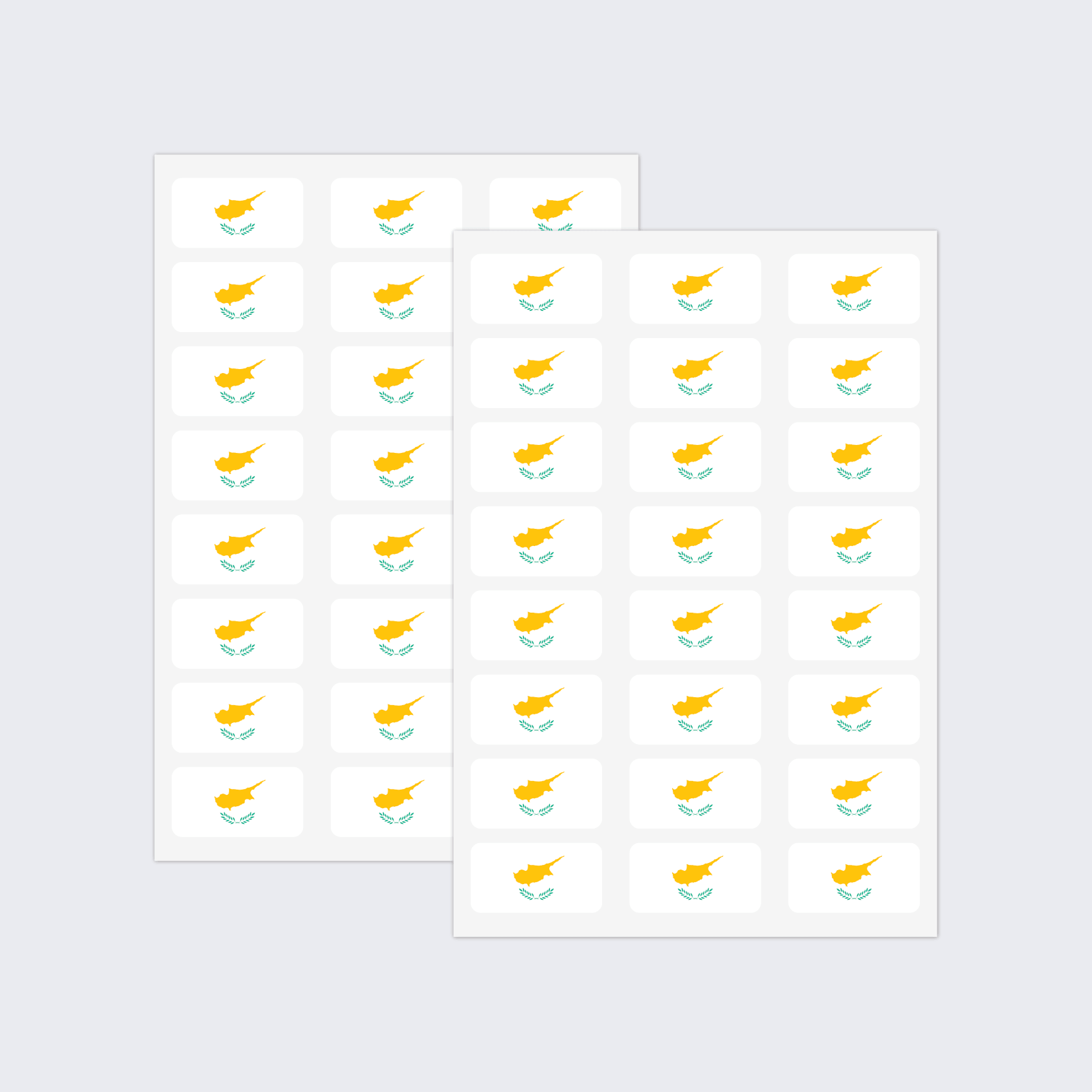 Cyprus Flag Stickers - Image 2