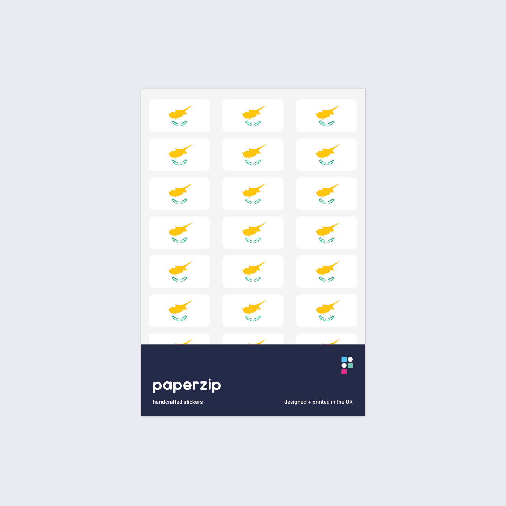 Cyprus Flag Stickers