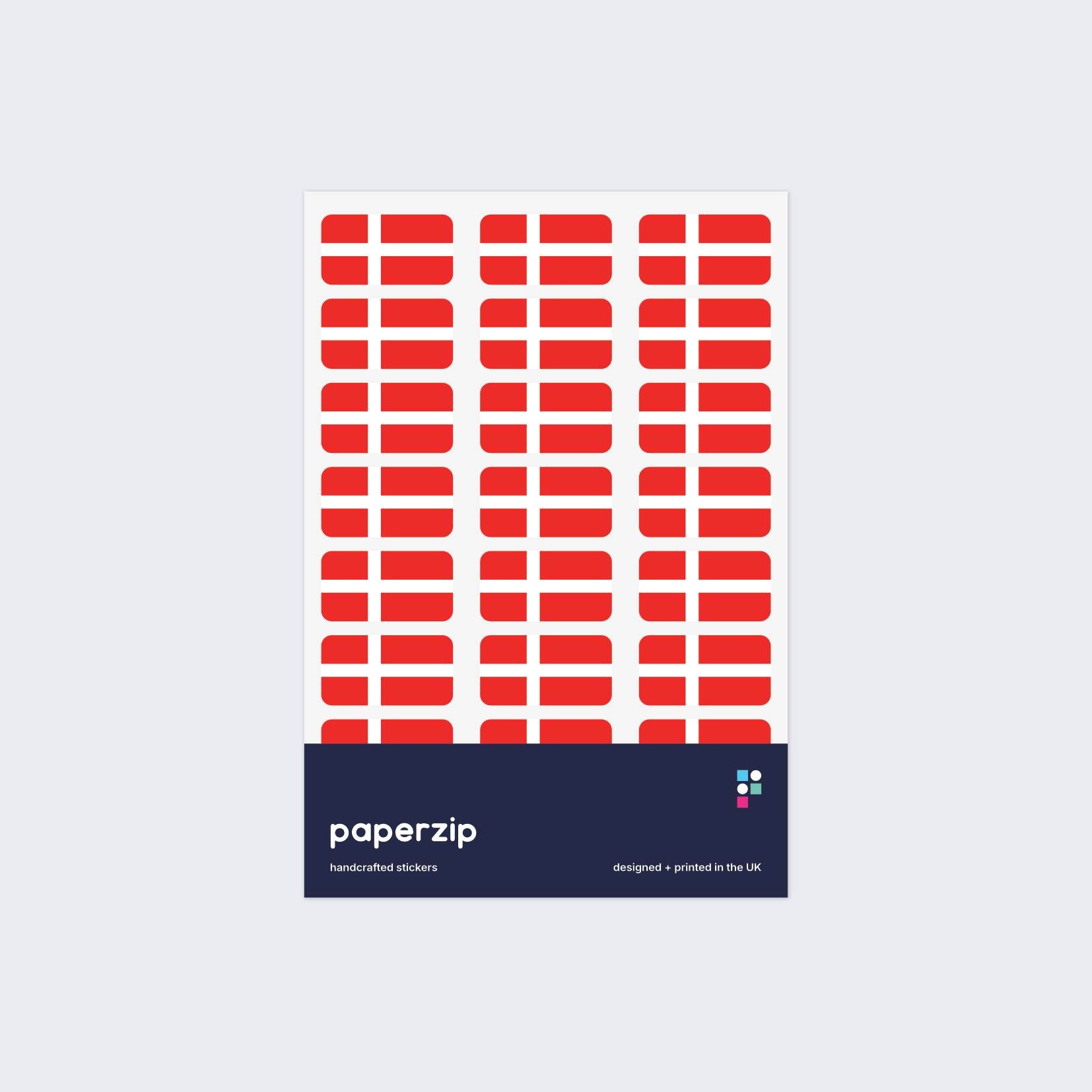 Denmark Flag Stickers