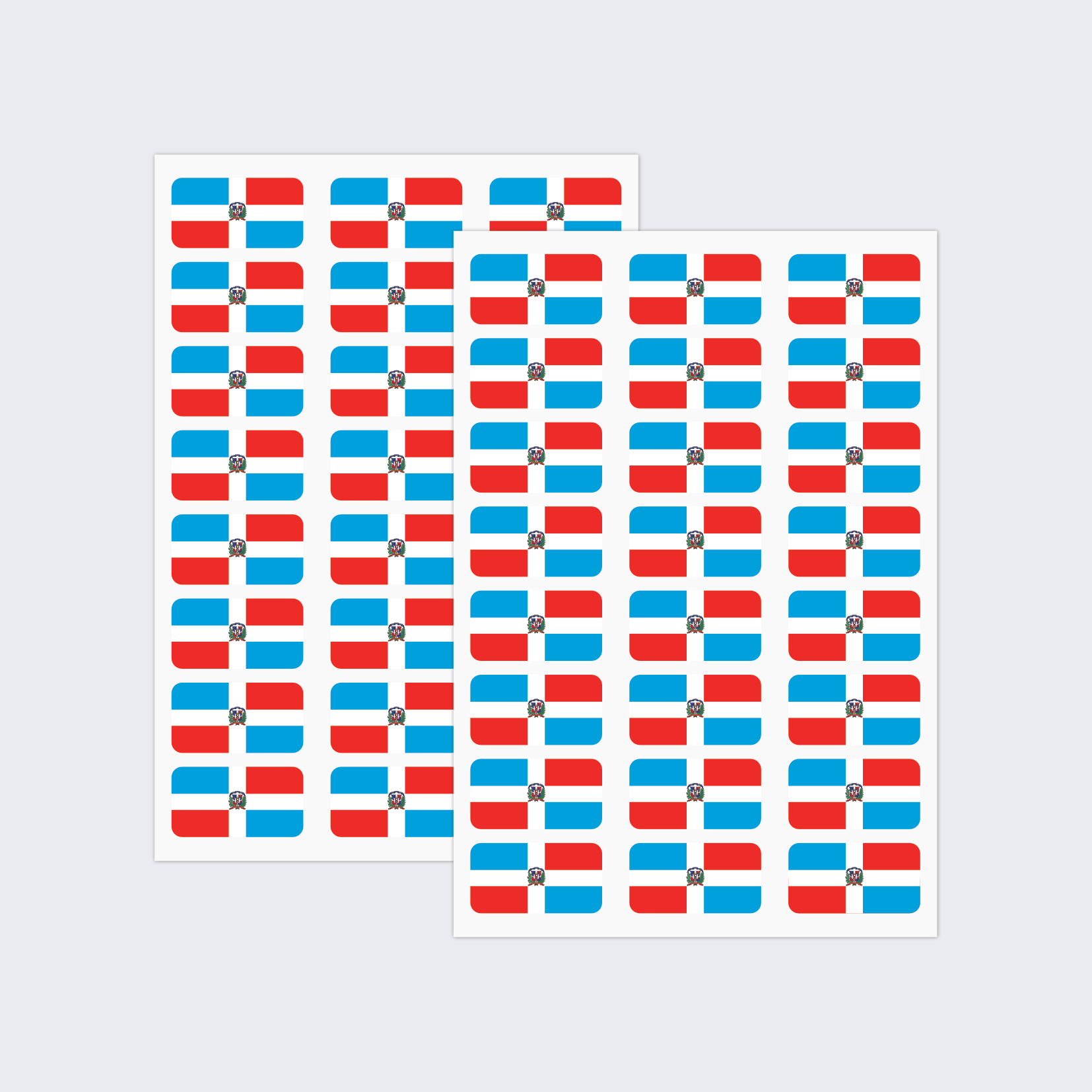 Dominican Republic Flag Stickers - Image 2