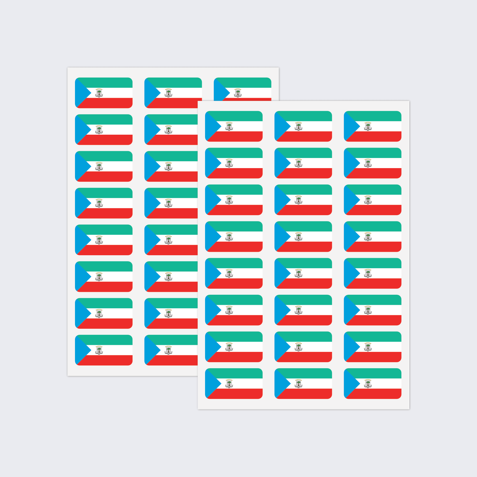 Equatorial Guinea Flag Stickers - Image 2