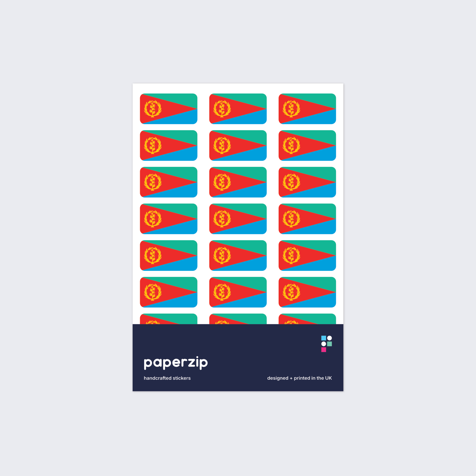 Eritrea Flag Stickers
