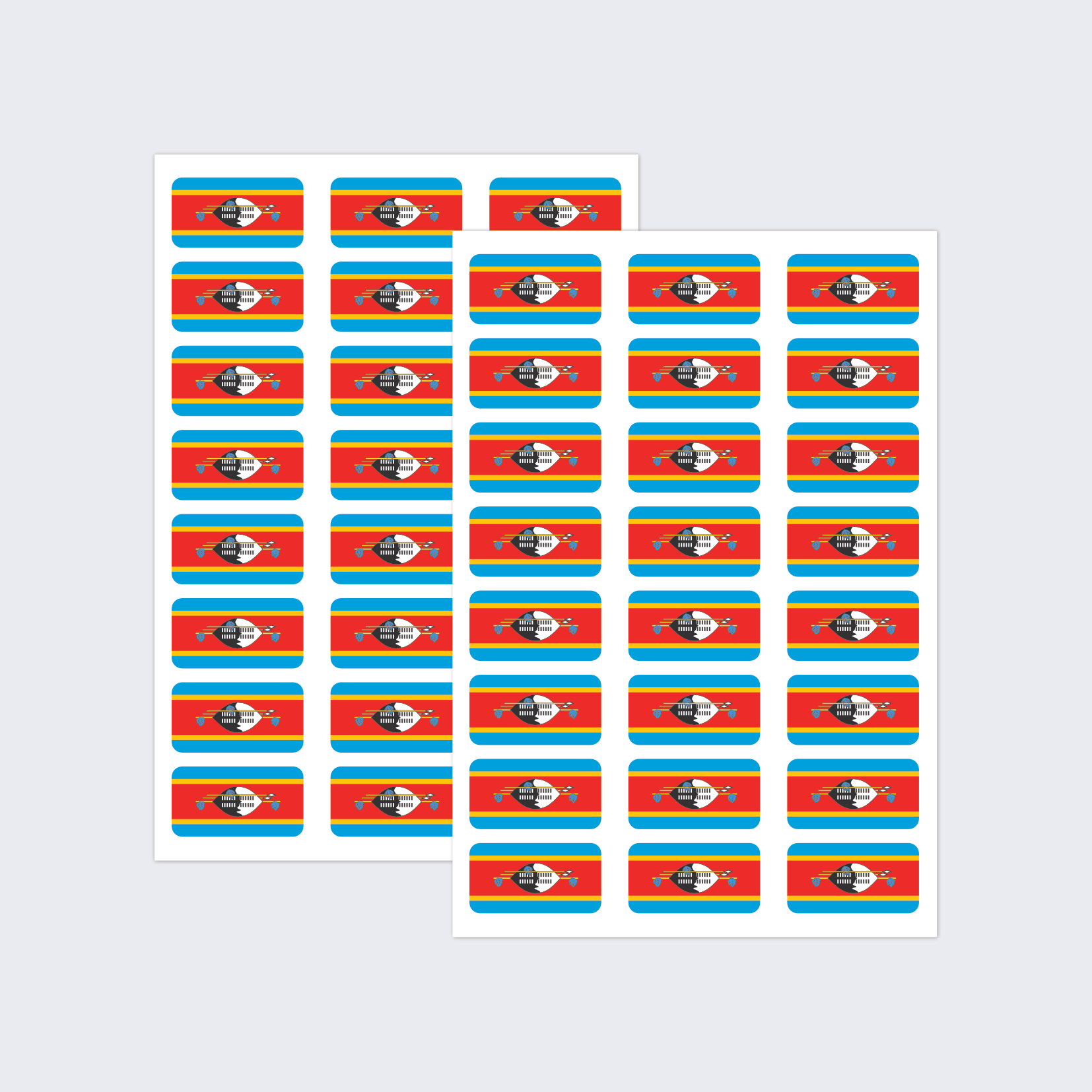 Eswatini Flag Stickers - Image 2
