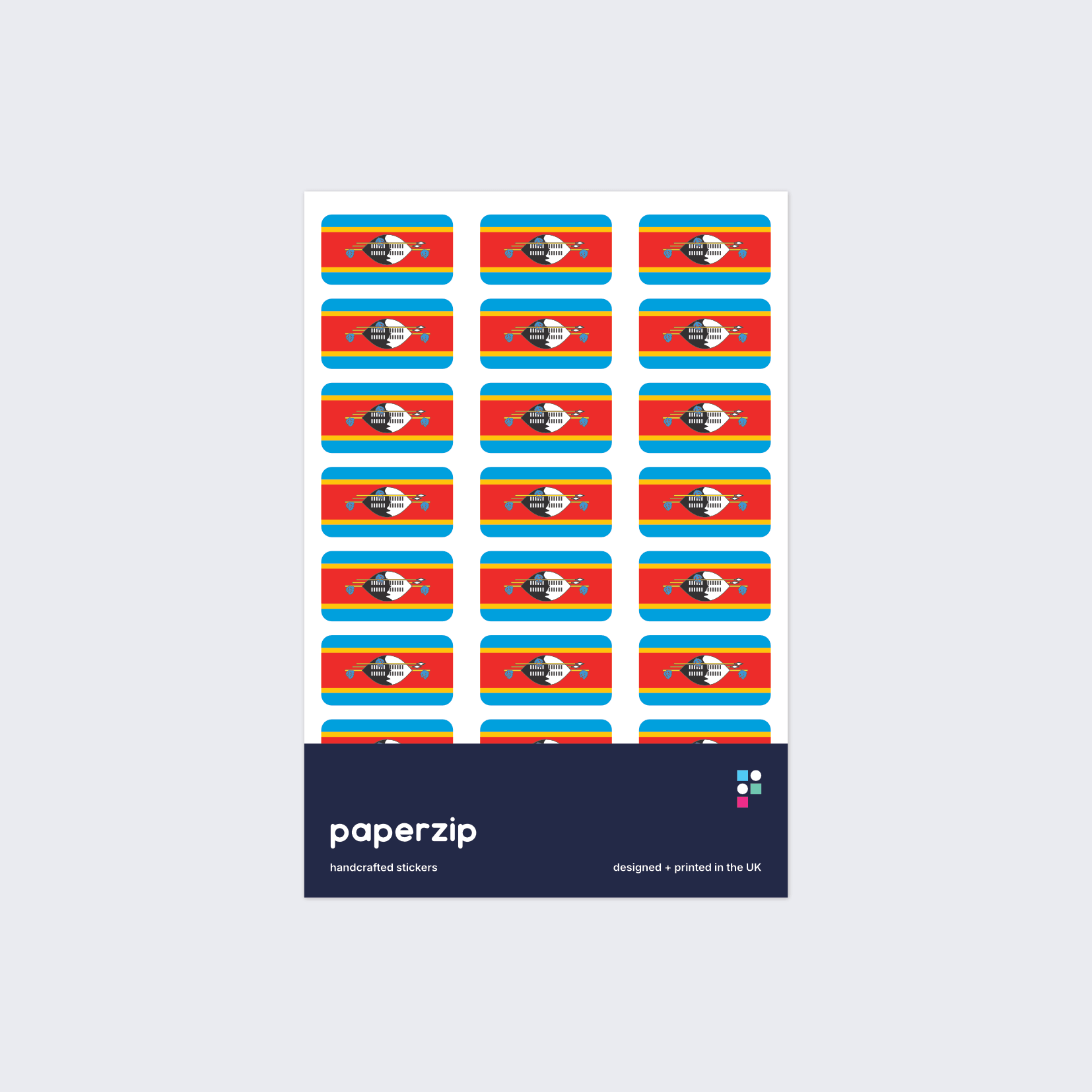 Eswatini Flag Stickers