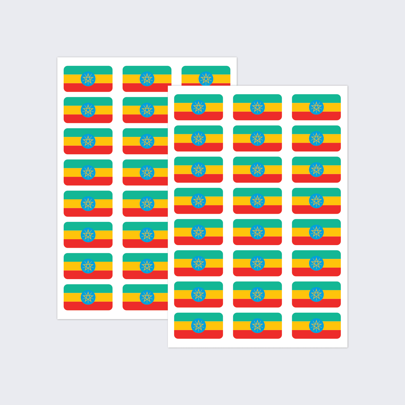 Ethiopia Flag Stickers - Image 2