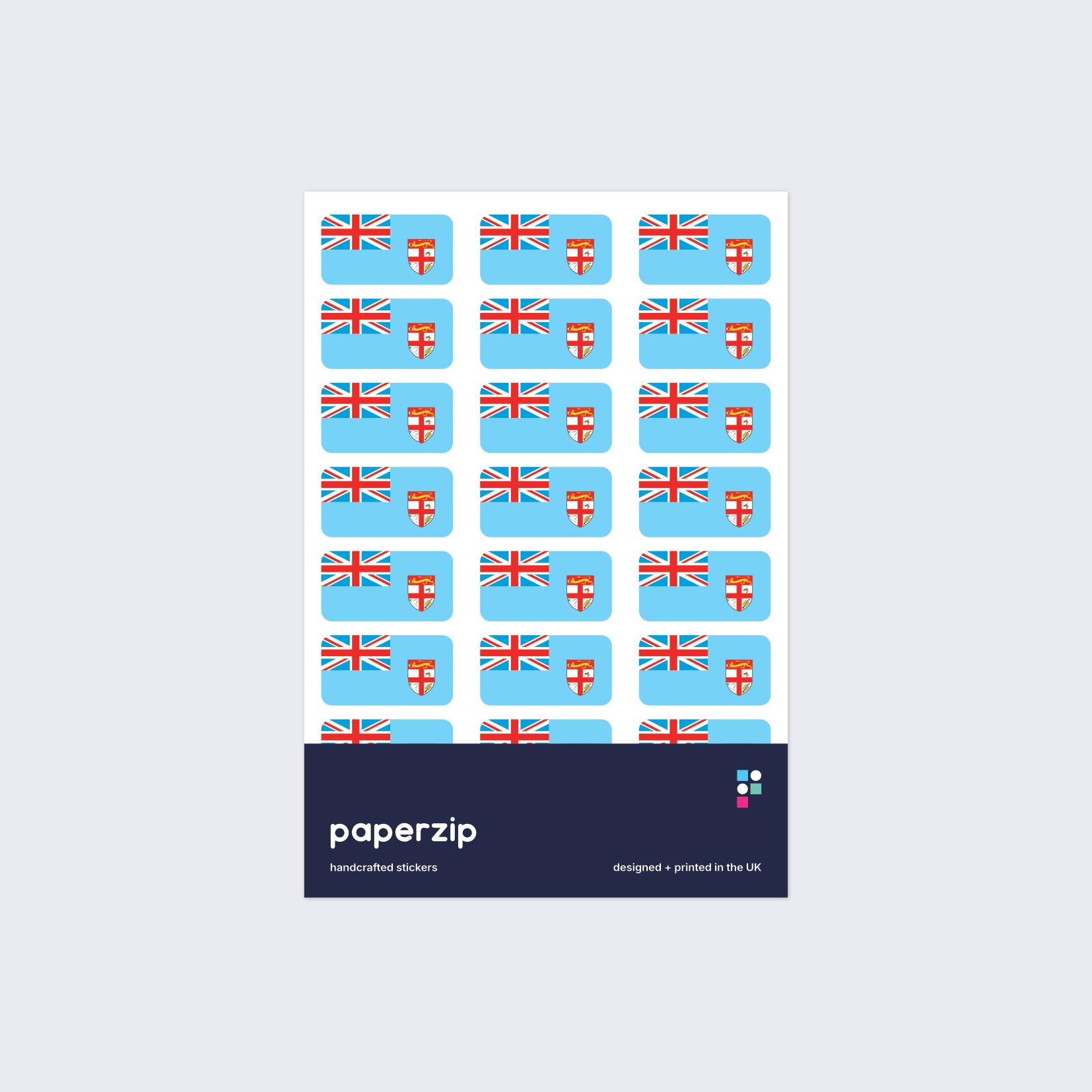 Fiji Flag Stickers