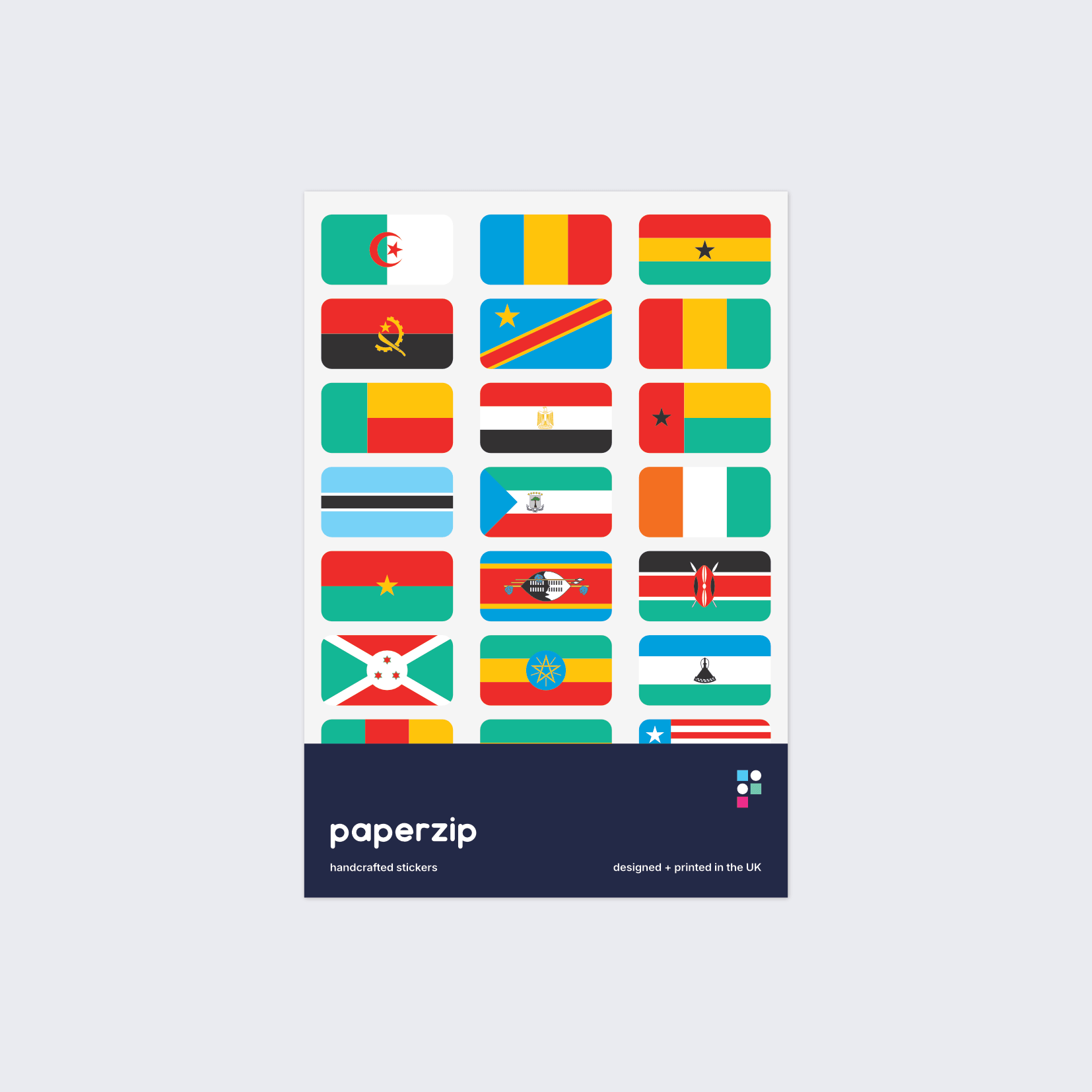 Flags of Africa Stickers
