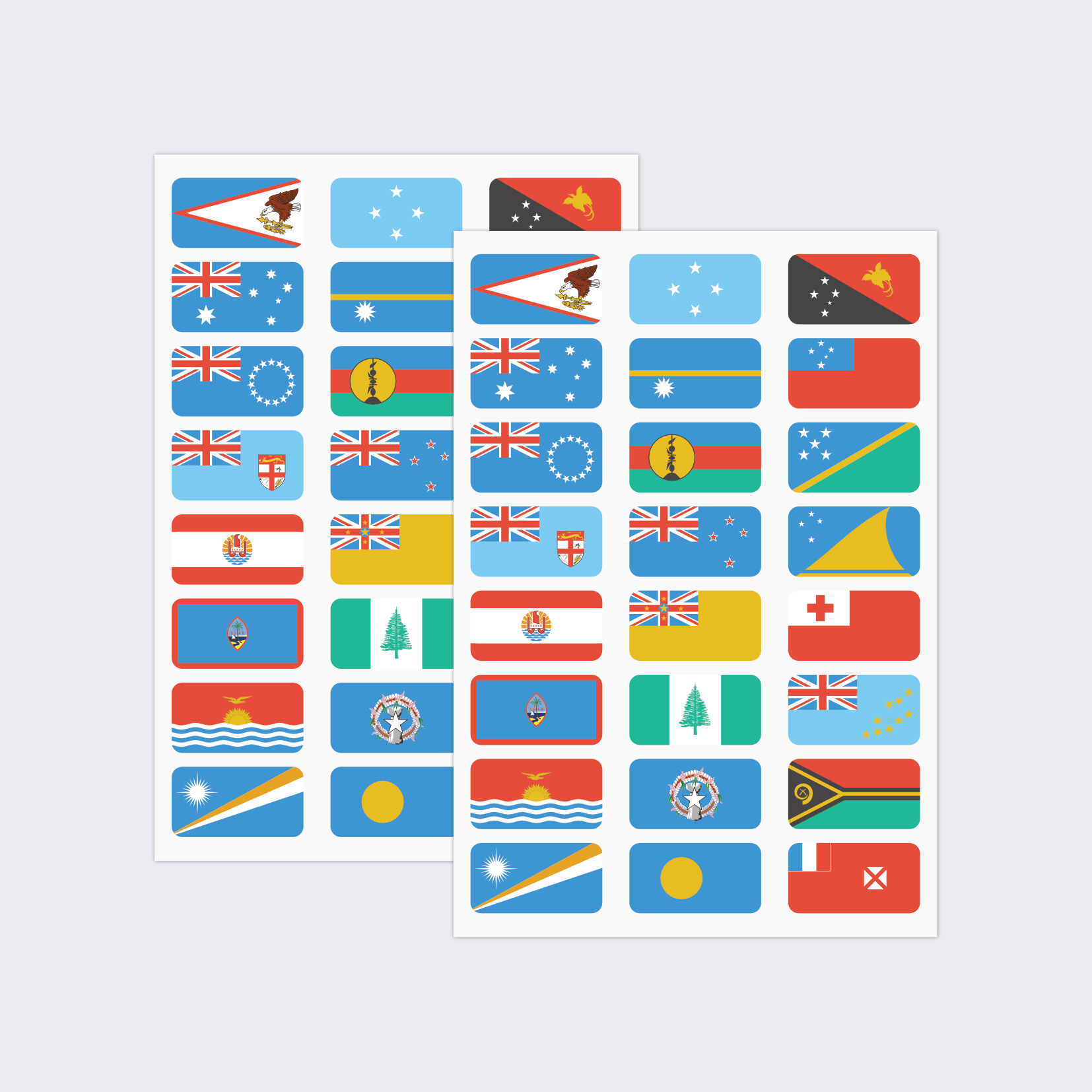 Flags of Oceania Stickers - Image 2
