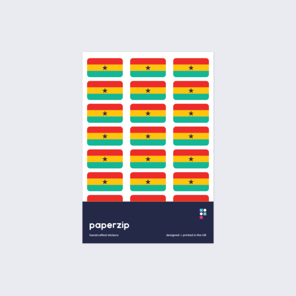 Ghana Flag Stickers