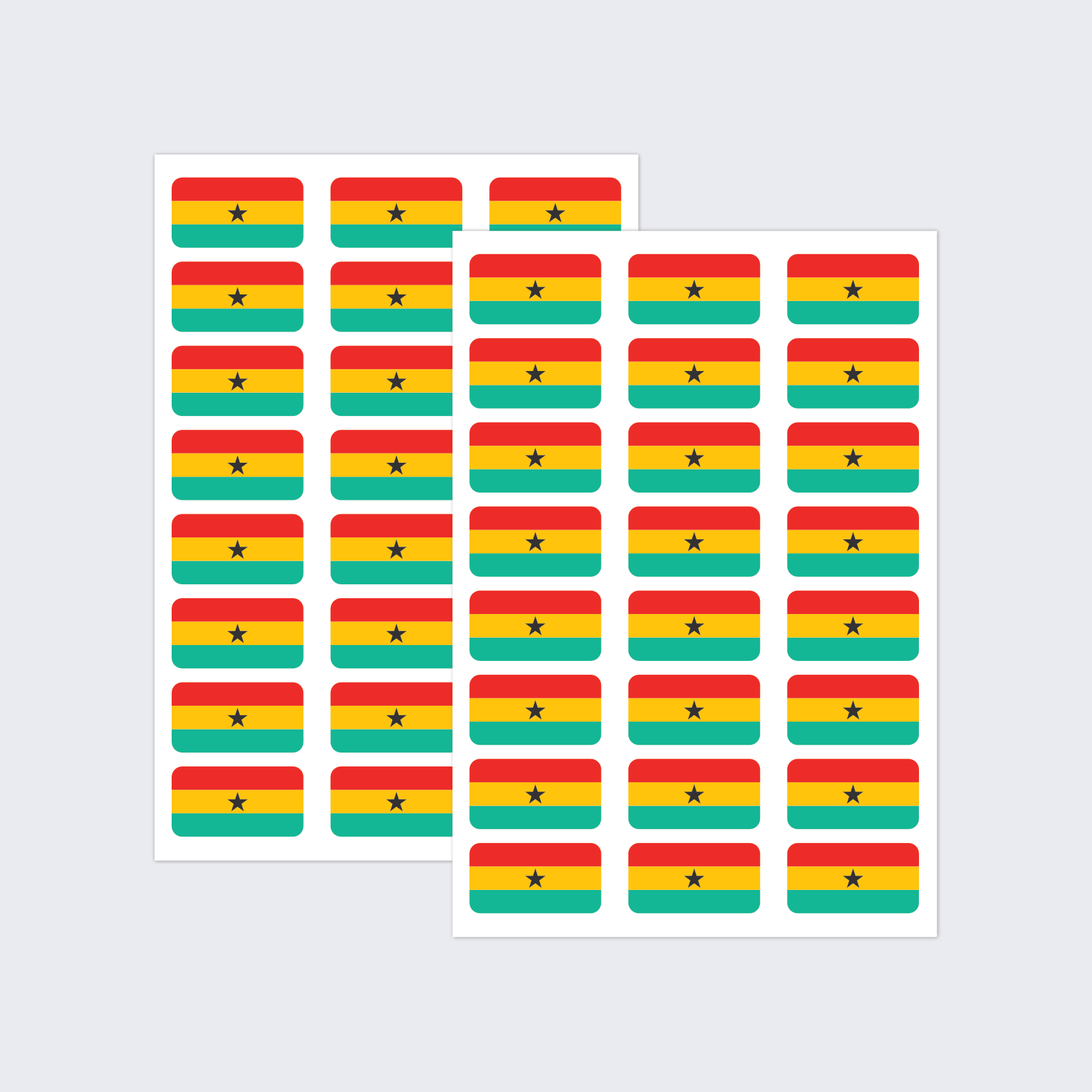 Ghana Flag Stickers - Image 2
