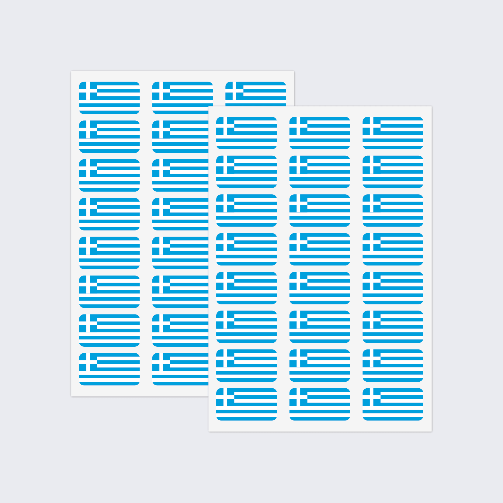 Greece Flag Stickers - Image 2