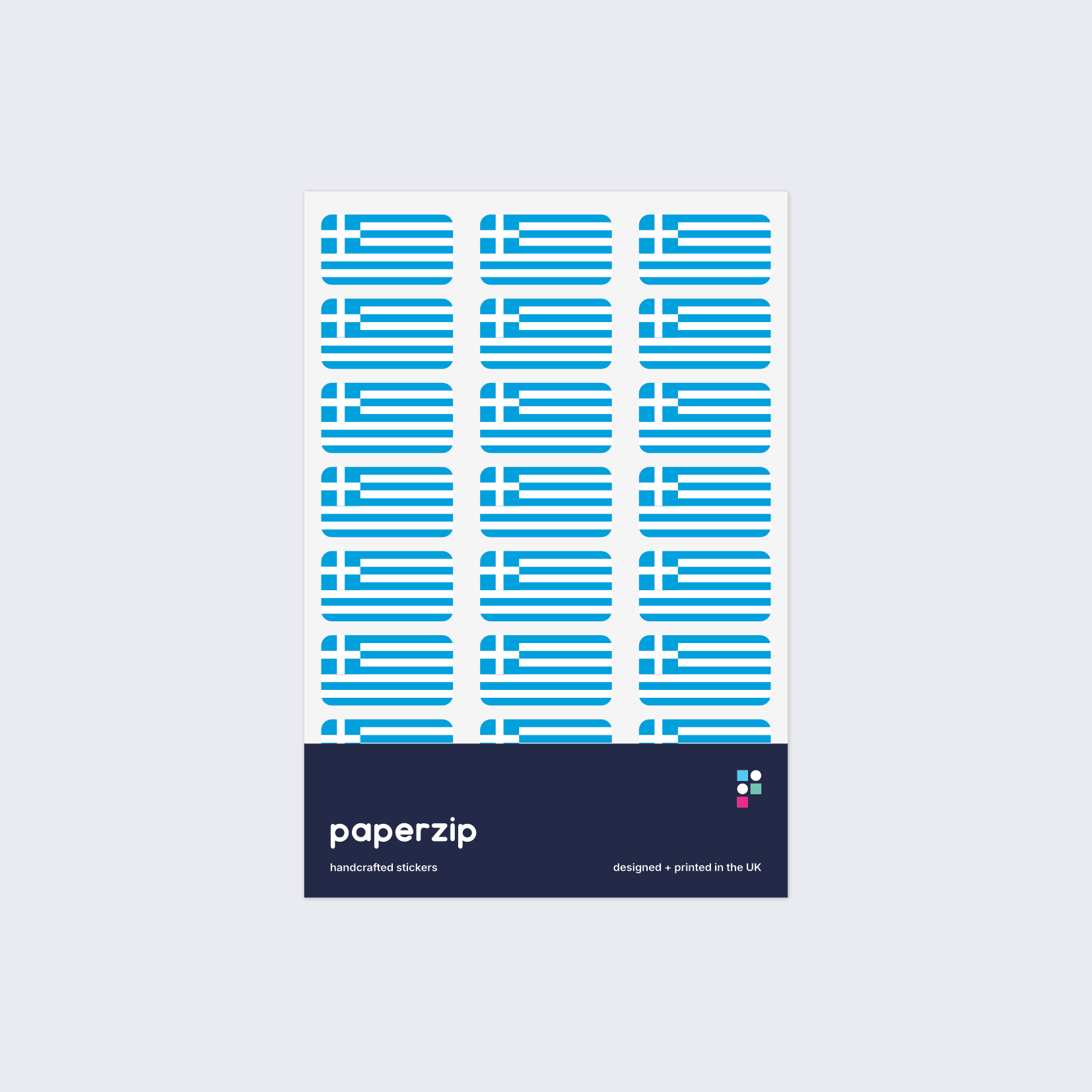 Greece Flag Stickers