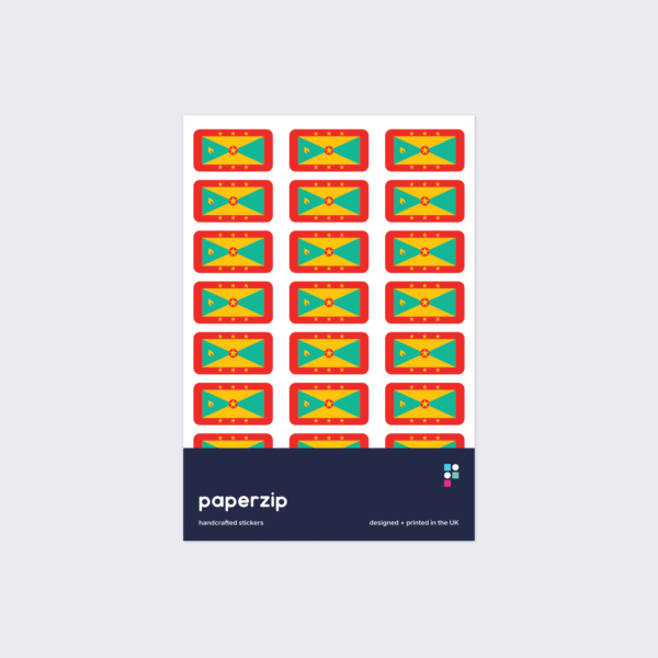 Grenada Flag Stickers