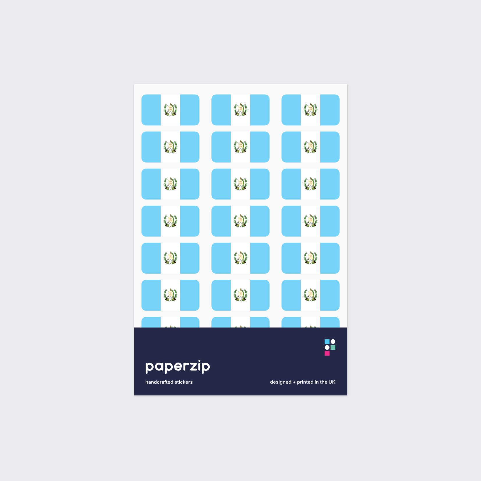 Guatemala Flag Stickers