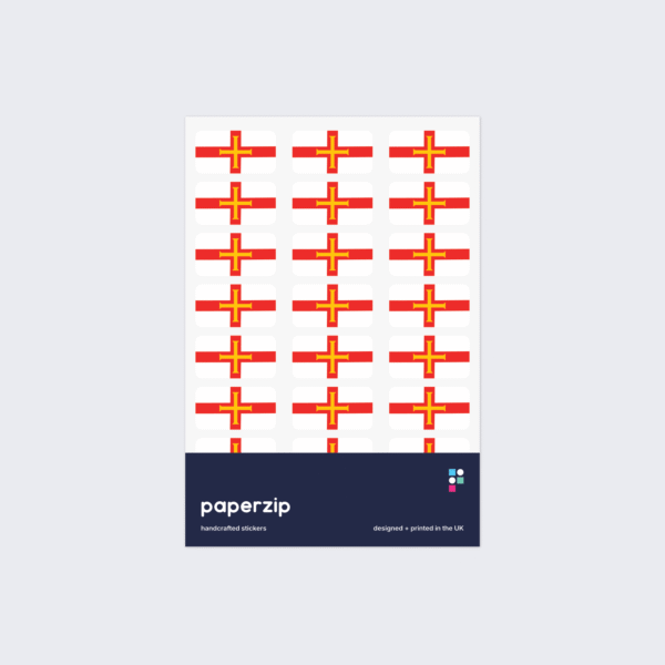 Guernsey Flag Stickers