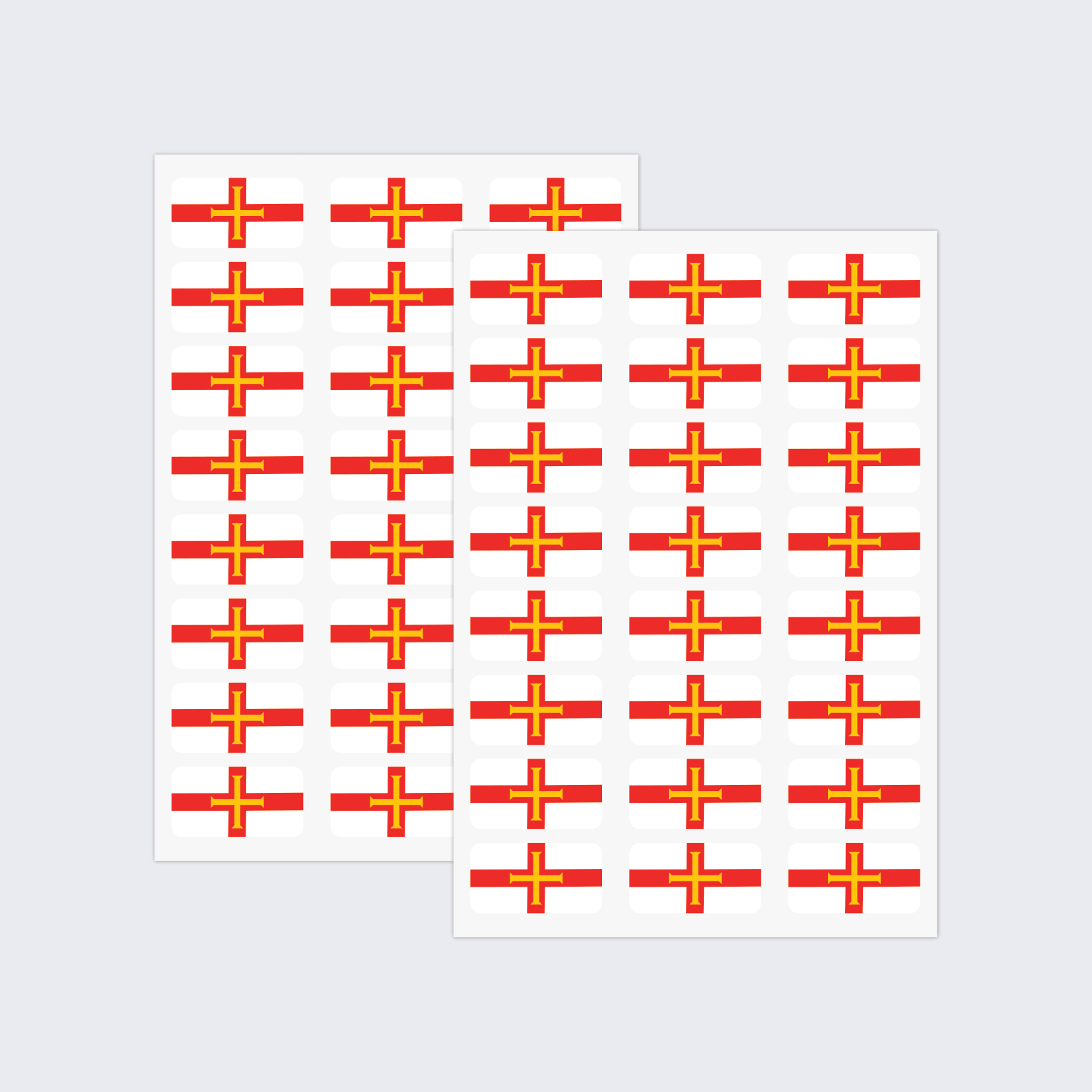 Guernsey Flag Stickers - Image 2