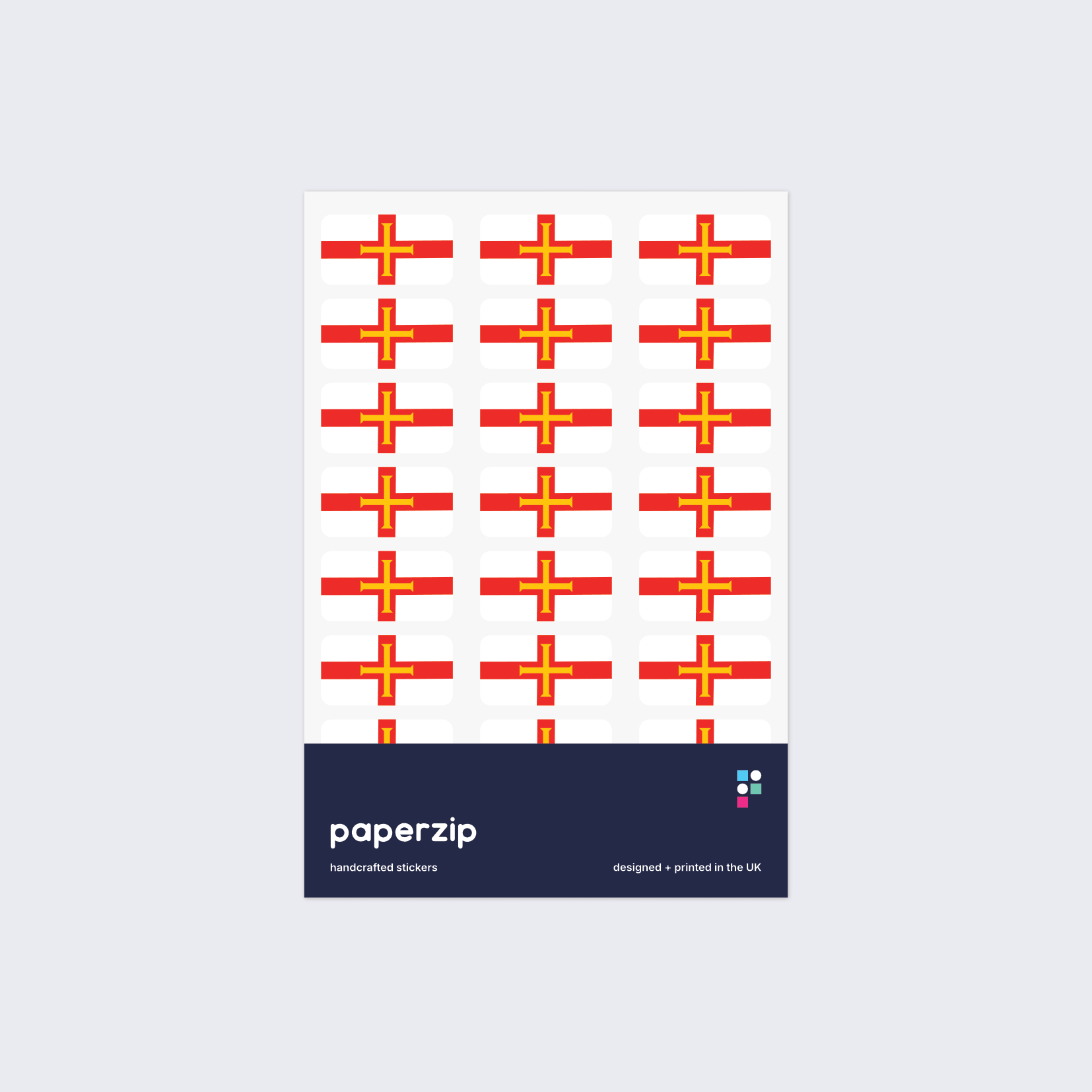 Guernsey Flag Stickers