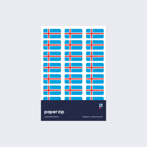 Iceland Flag Stickers
