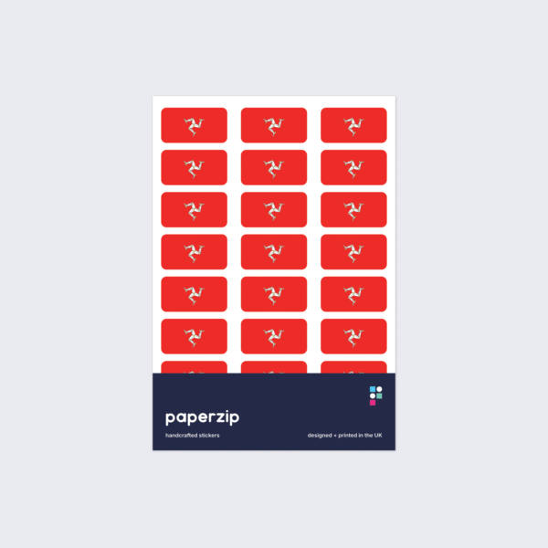 Isle of Man Flag Stickers