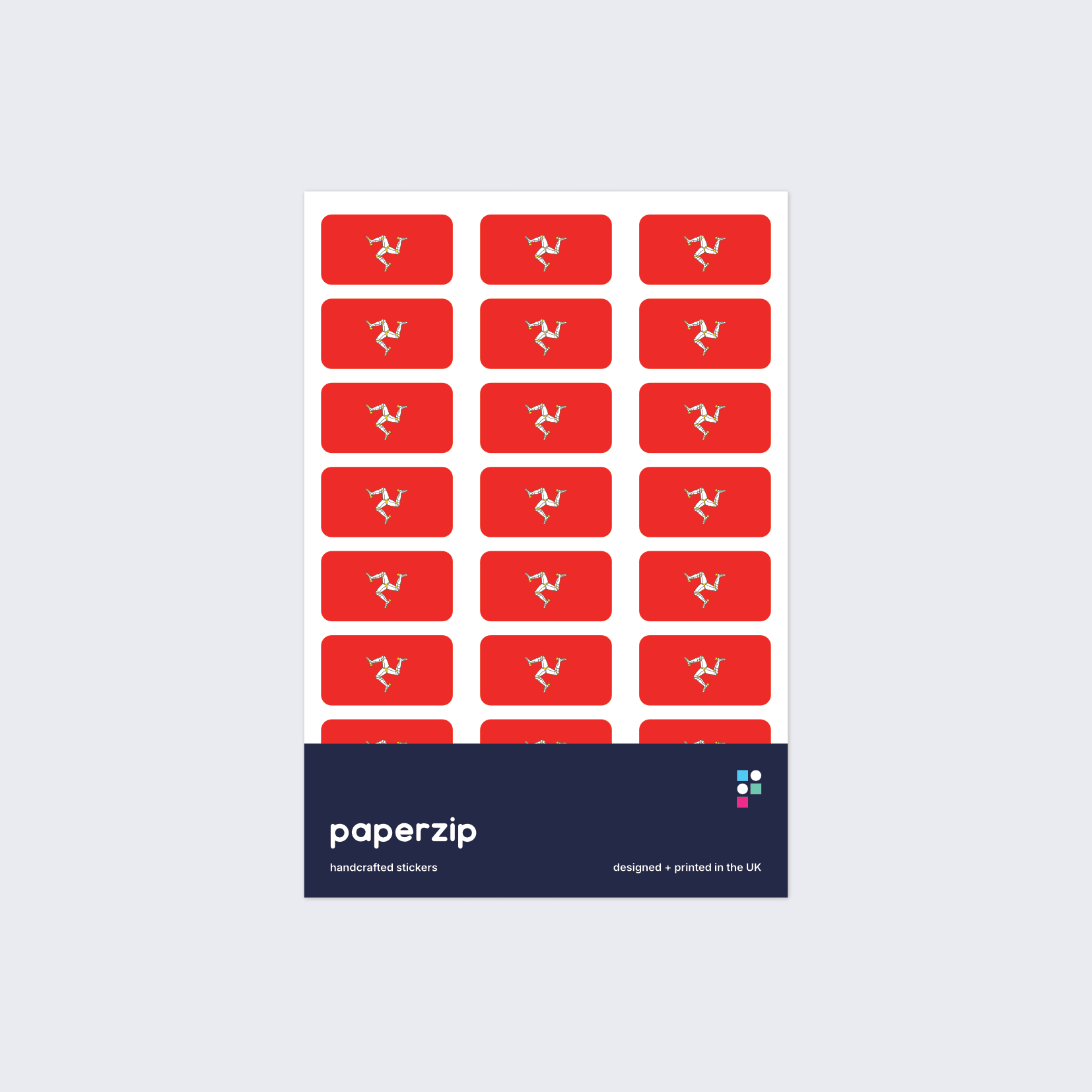 Isle of Man Flag Stickers