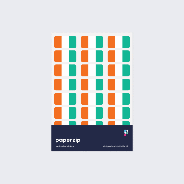 Ivory Coast Flag Stickers