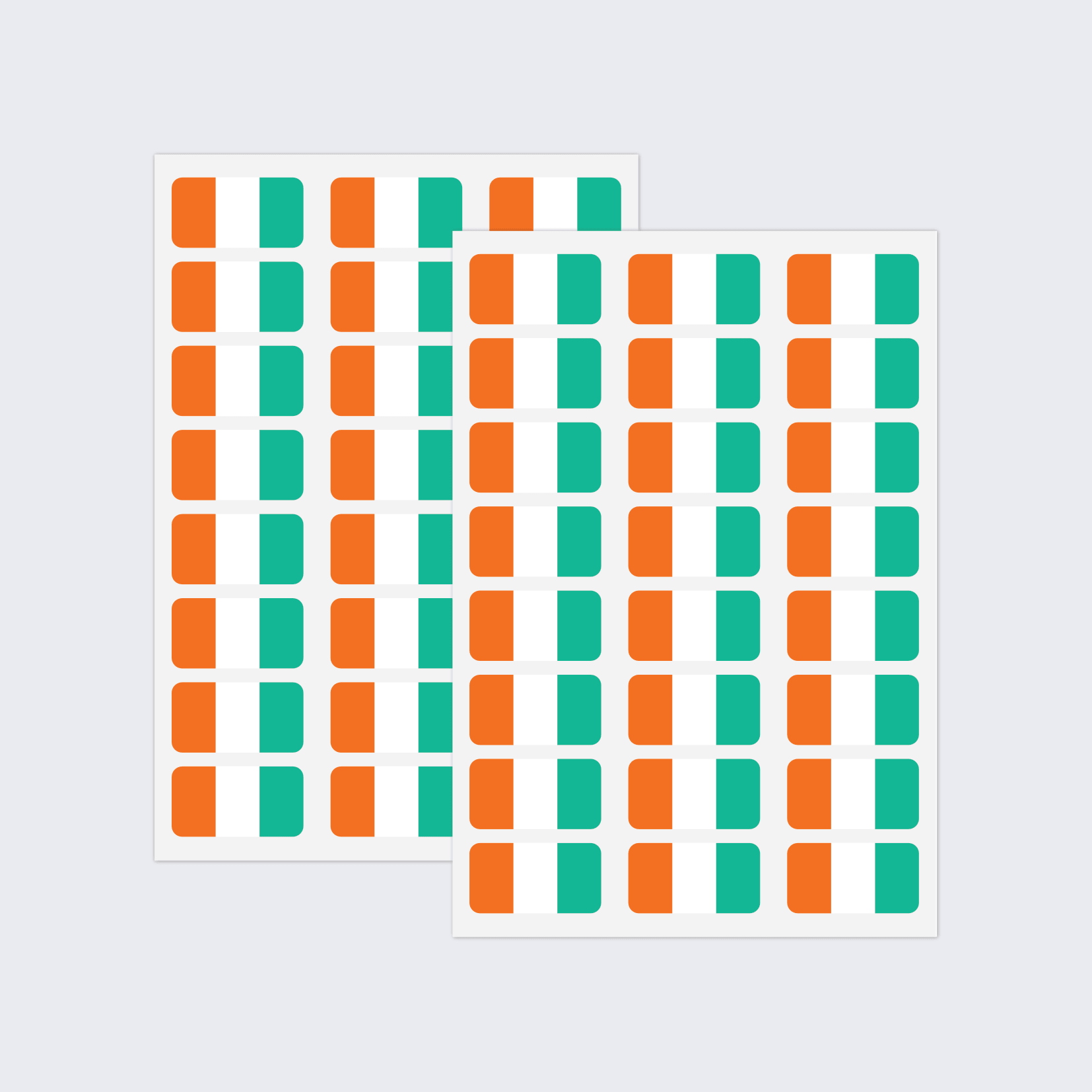 Ivory Coast Flag Stickers - Image 2