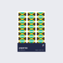 Jamaica Flag Stickers