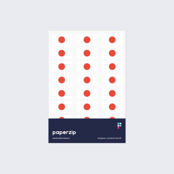 Japan Flag Stickers
