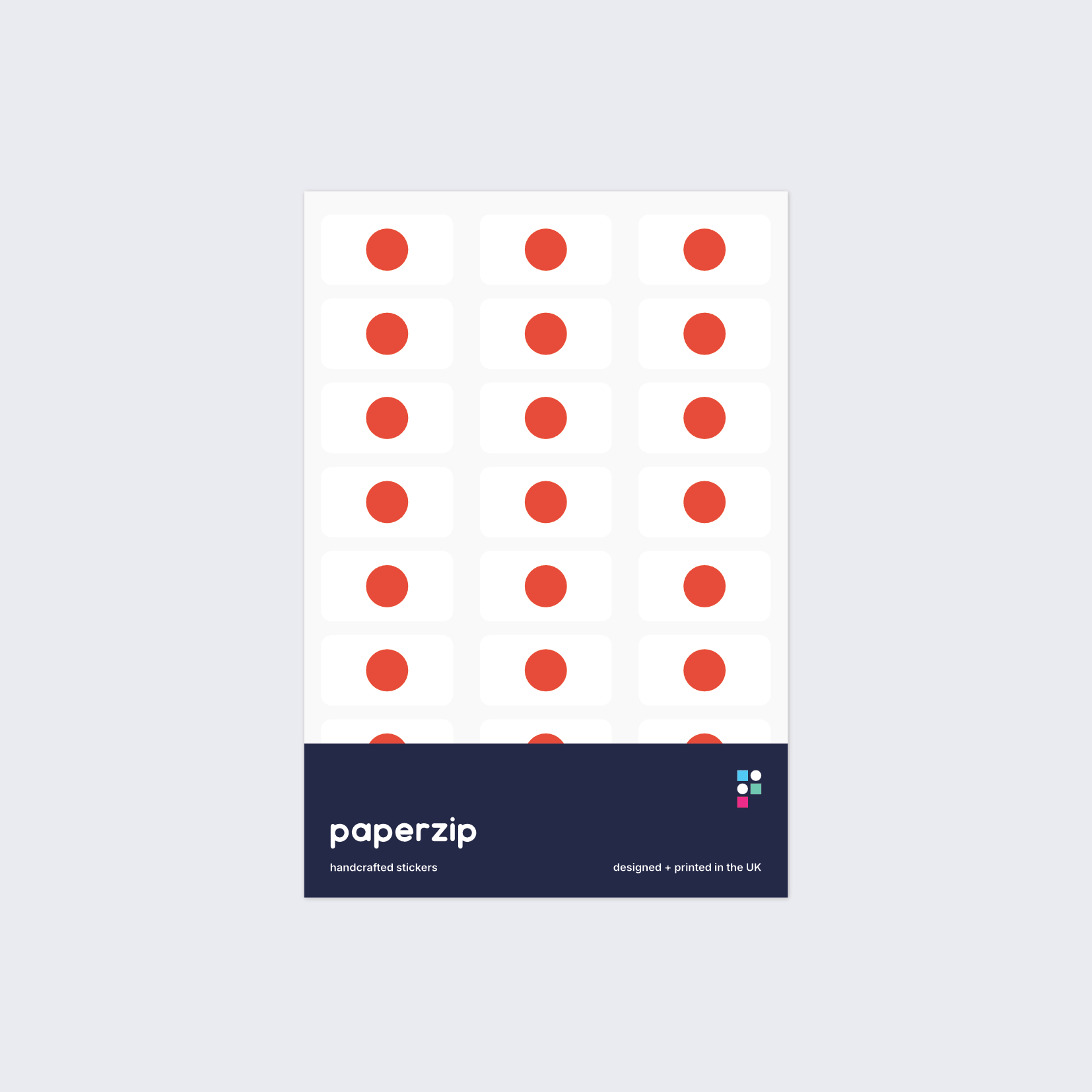 Japan Flag Stickers