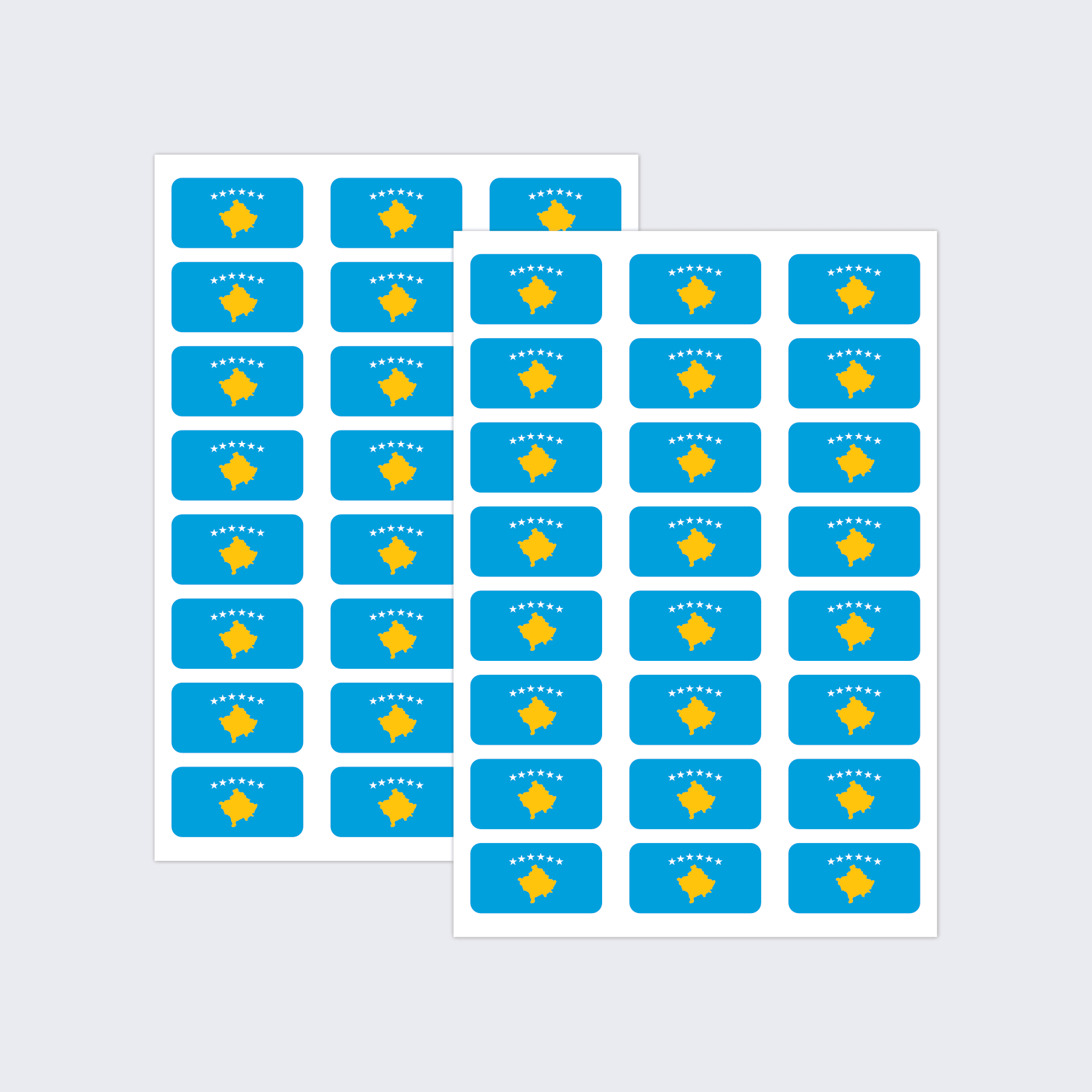 Kosovo Flag Stickers - Image 2