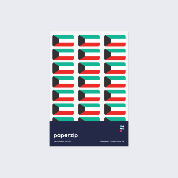 Kuwait Flag Stickers