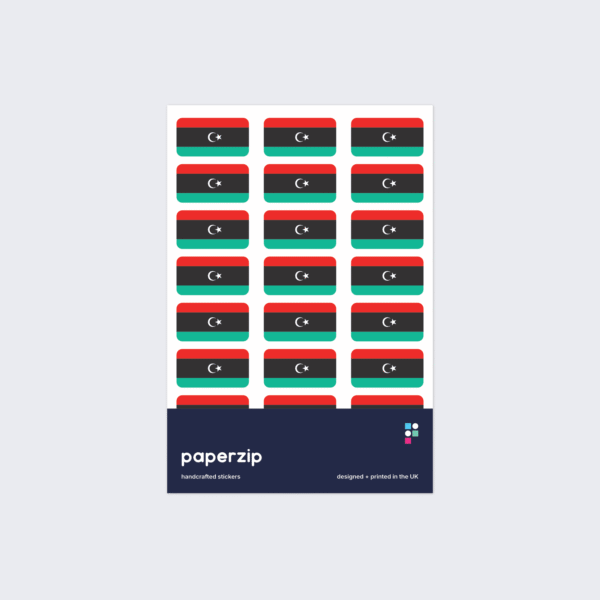 Libya Flag Stickers
