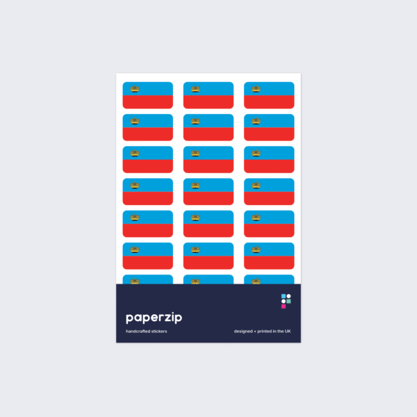 Liechtenstein Flag Stickers