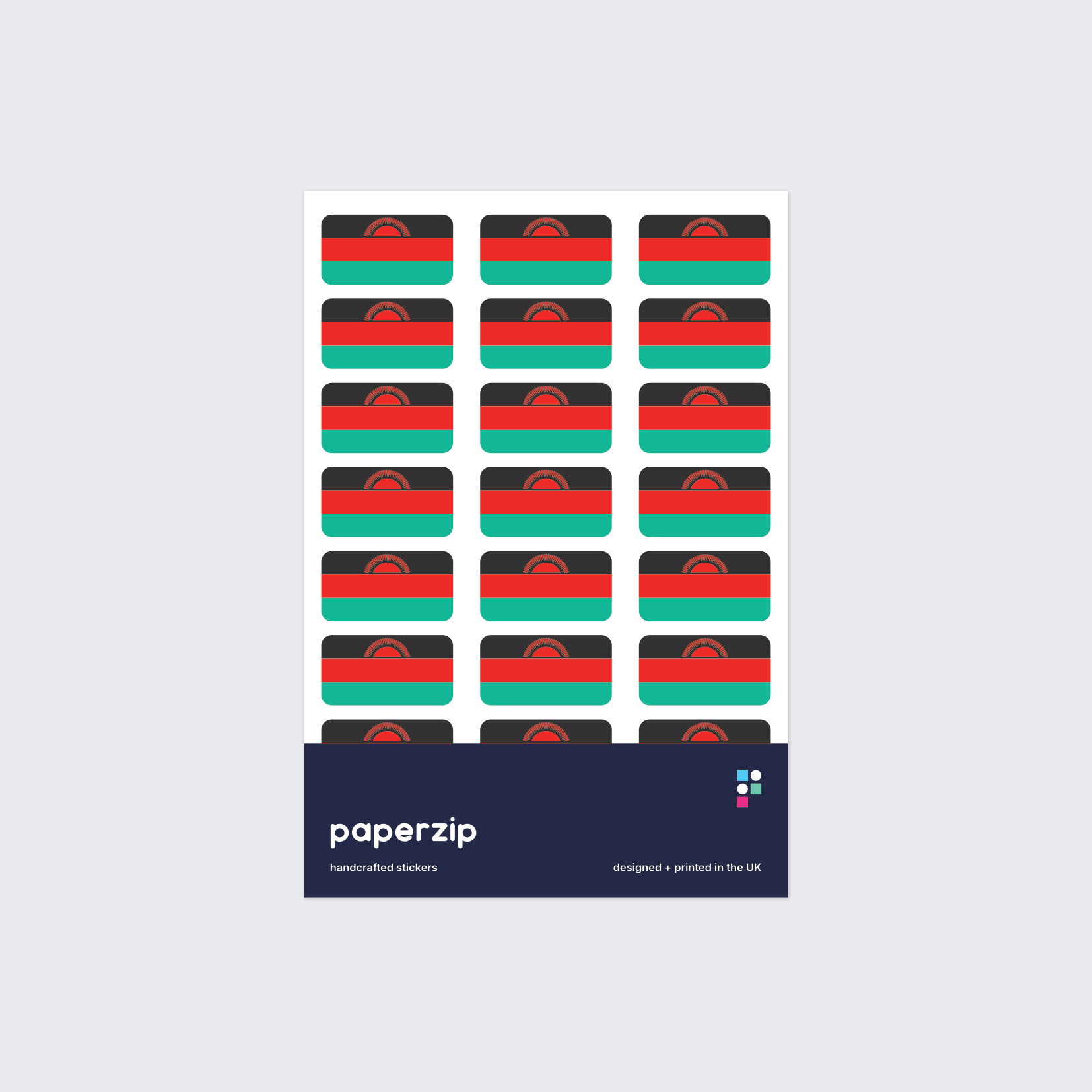 Malawi Flag Stickers