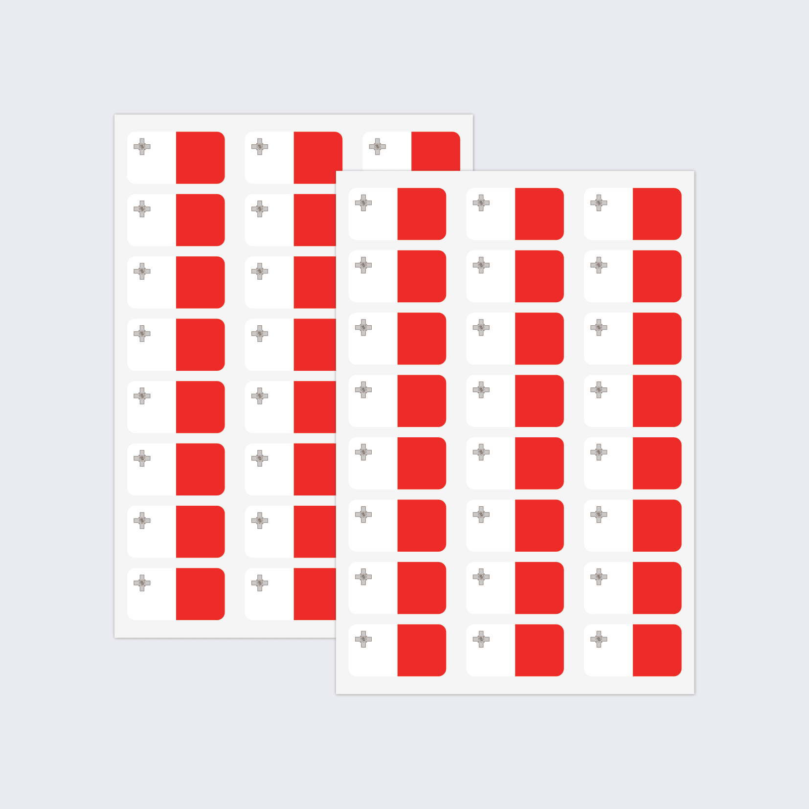 Malta Flag Stickers - Image 2