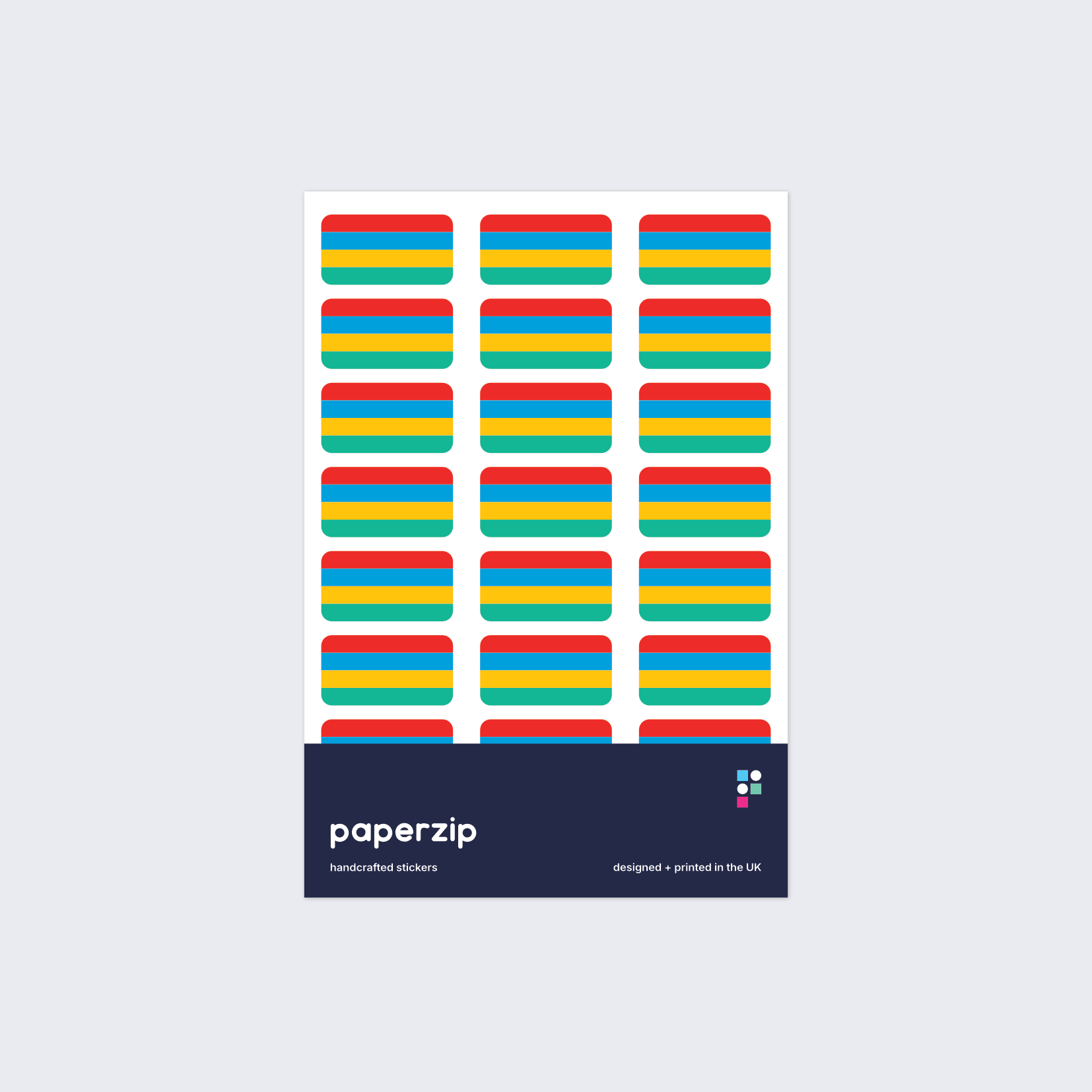 Mauritius Flag Stickers