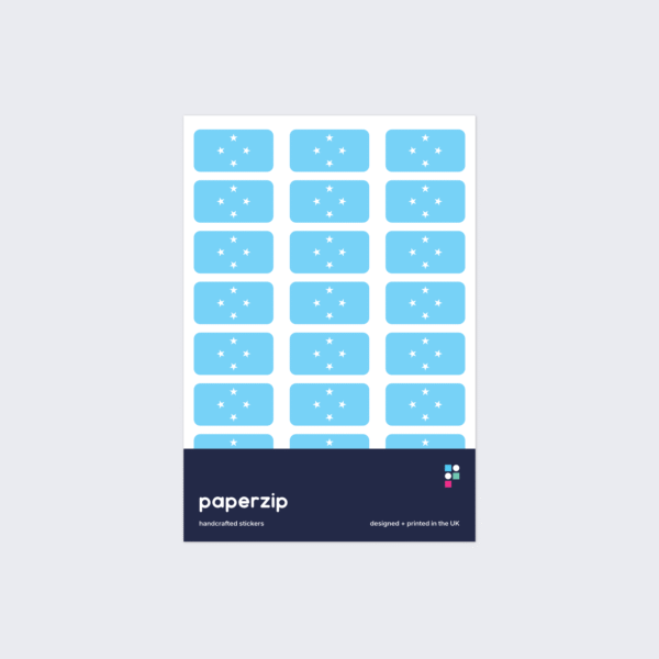 Micronesia Flag Stickers