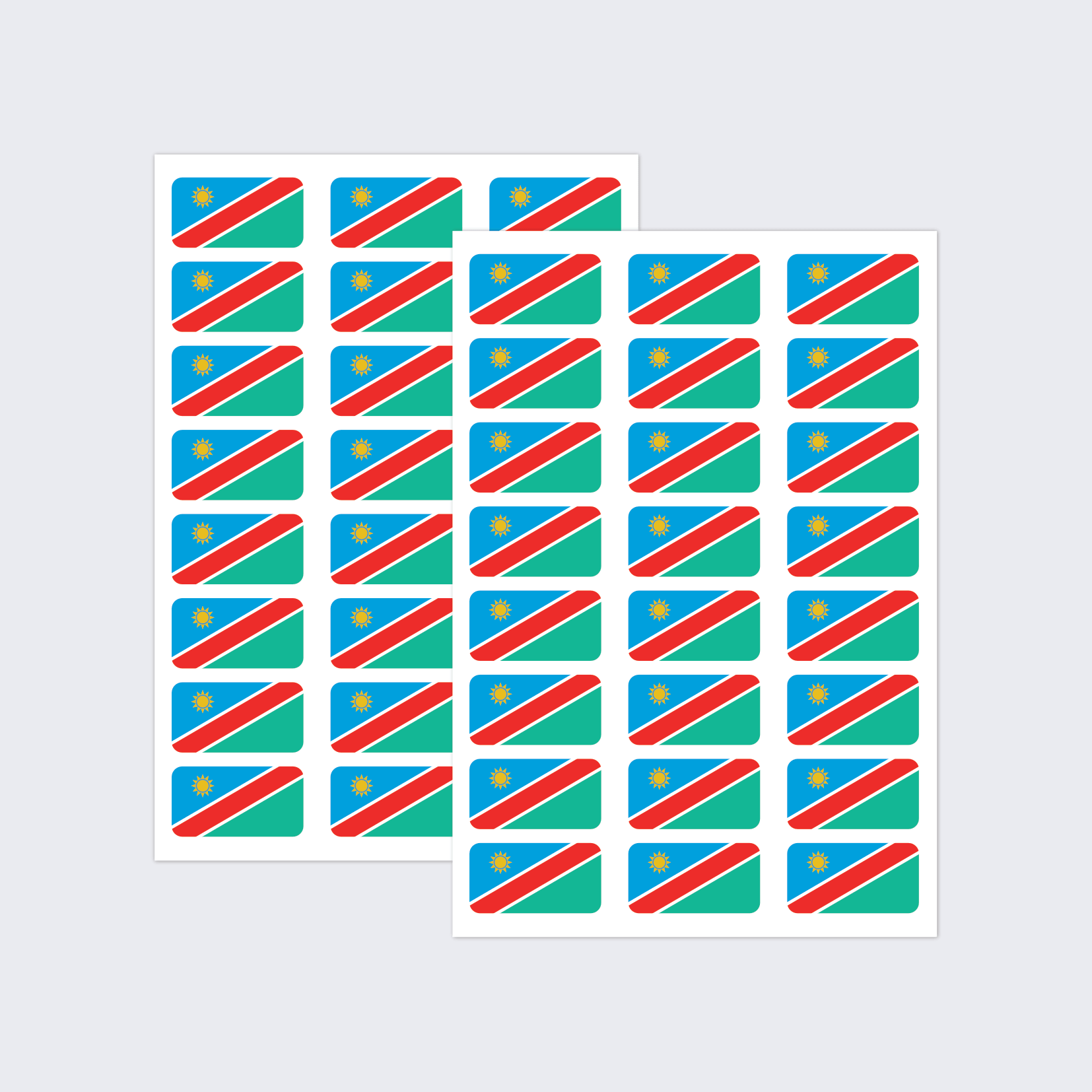 Namibia Flag Stickers - Image 2